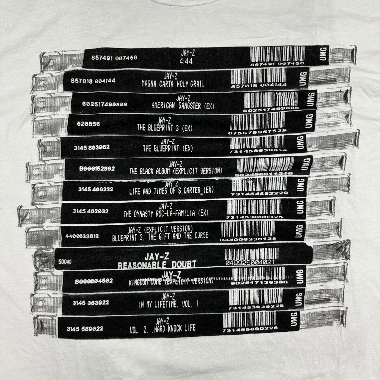 Jay-Z Jay-Z Mens T-shirt 2XL White Tour Graphic Size US XXL / EU 58 / 5 - 4 Thumbnail