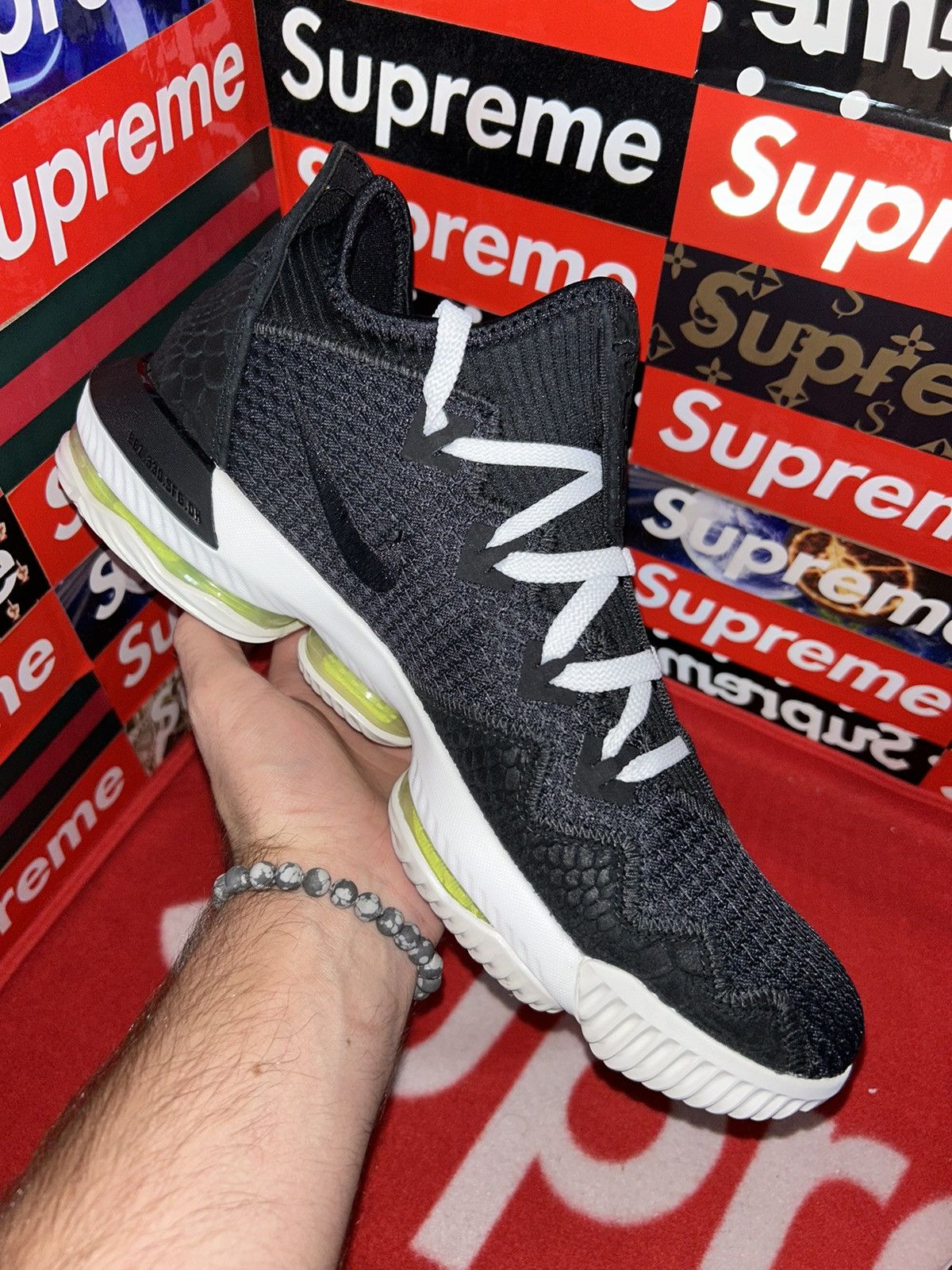Nike Nike LeBron 16 Low 'Black Python' CI2668-004 12 NEW W/BOX Size US 12 / EU 45 - 7 Thumbnail
