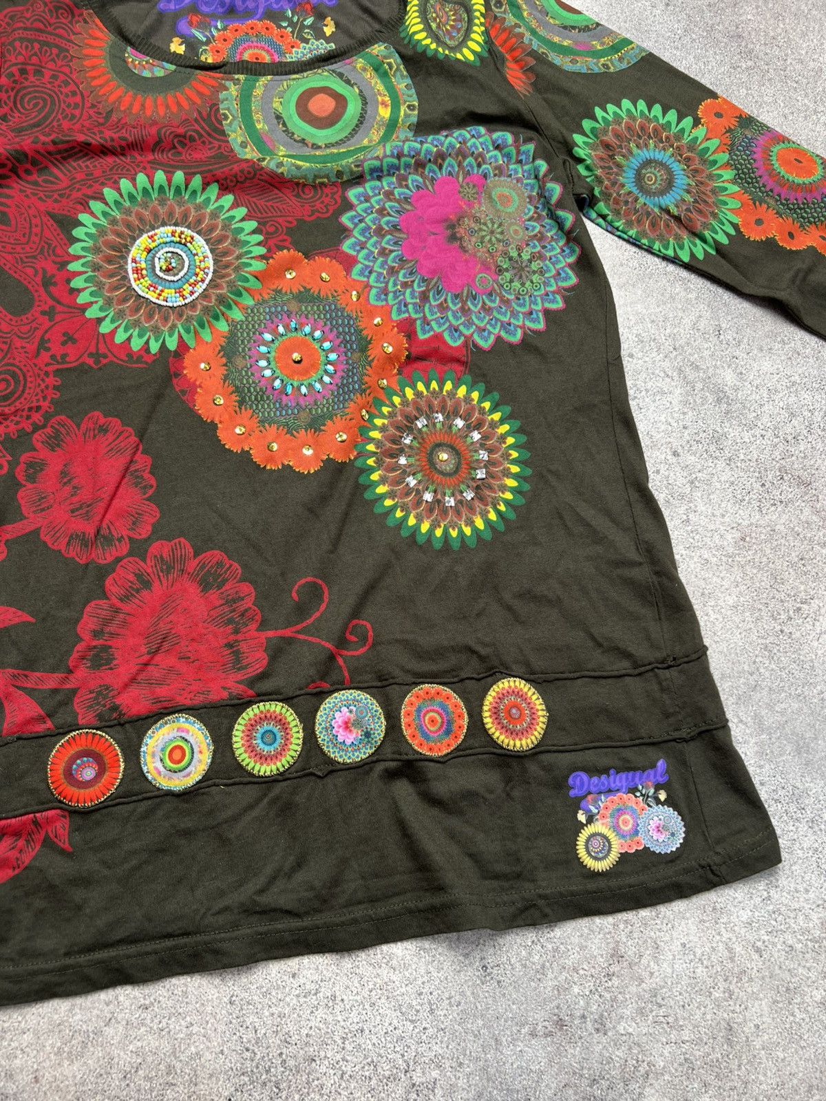 Desigual × Vintage Desigual vintage long sleeve Size S / US 4 / IT 40 - 3 Thumbnail
