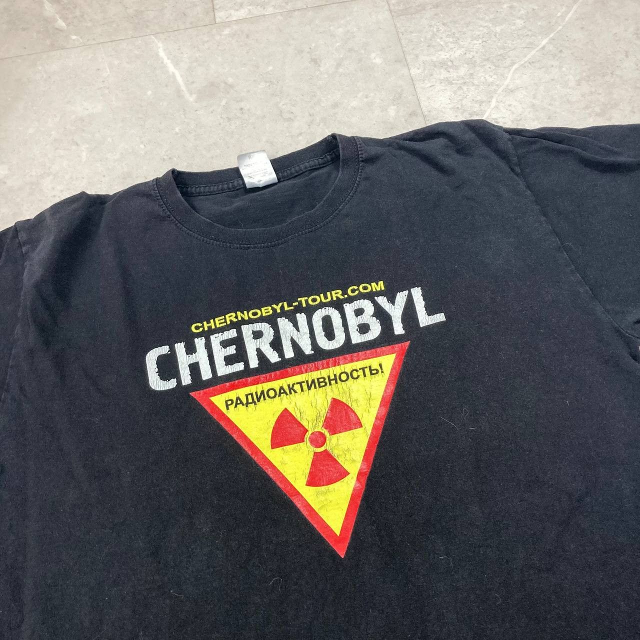 Expert Horror Vintage Chernobyl Radioactive USSR Ukraine Tour Tee Size US L / EU 52-54 / 3 - 2 Thumbnail