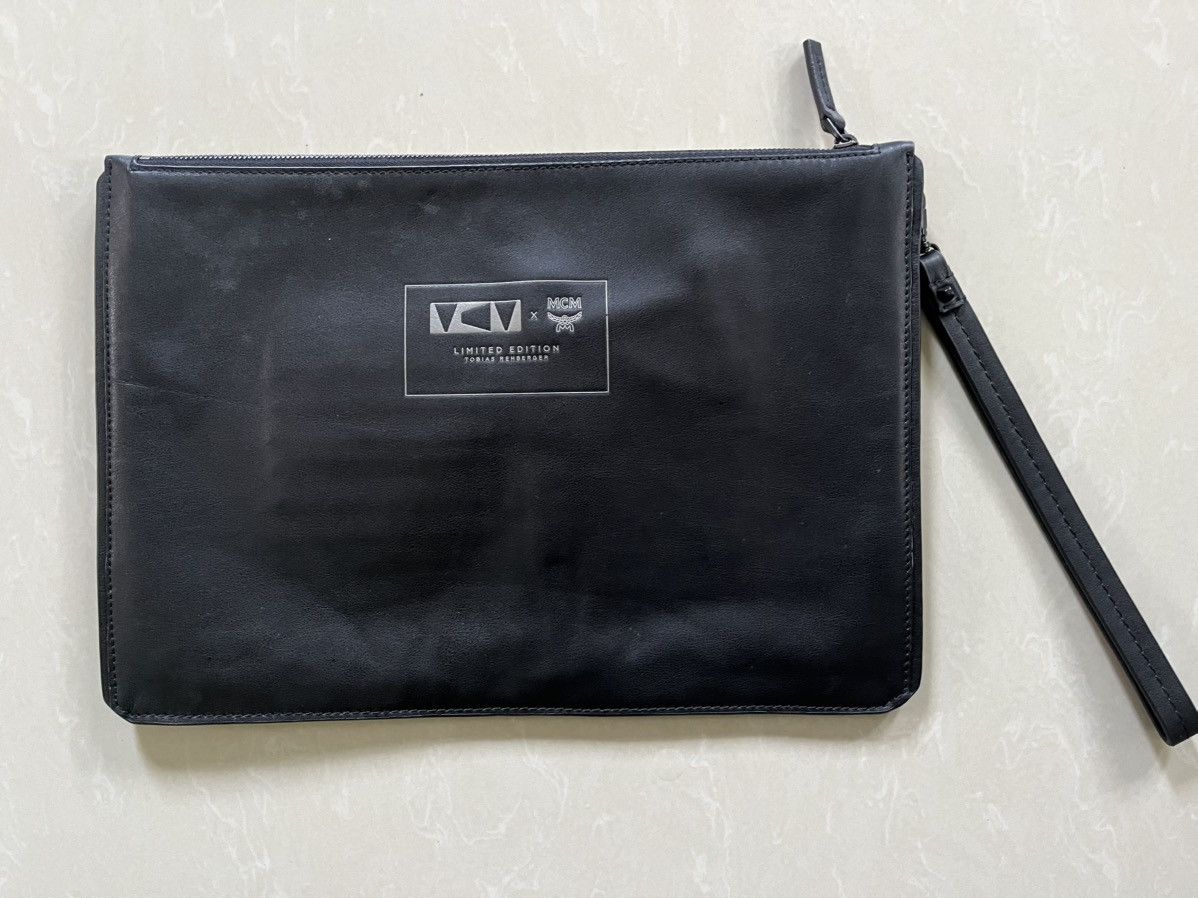 MCM MCM Leather Pouch Bag x Tobias Rehberger Clutch Ltd Edition Size ONE SIZE - 2 Thumbnail