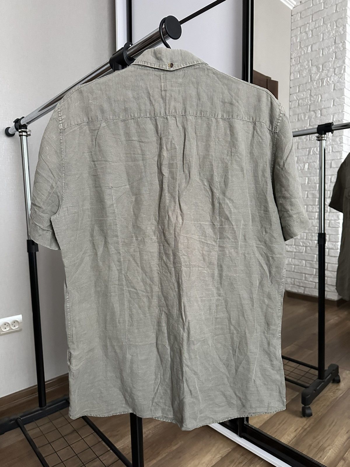 Brunello Cucinelli Brunello Cucinelli Linen Shirt Button Up Size US L / EU 52-54 / 3 - 4 Thumbnail