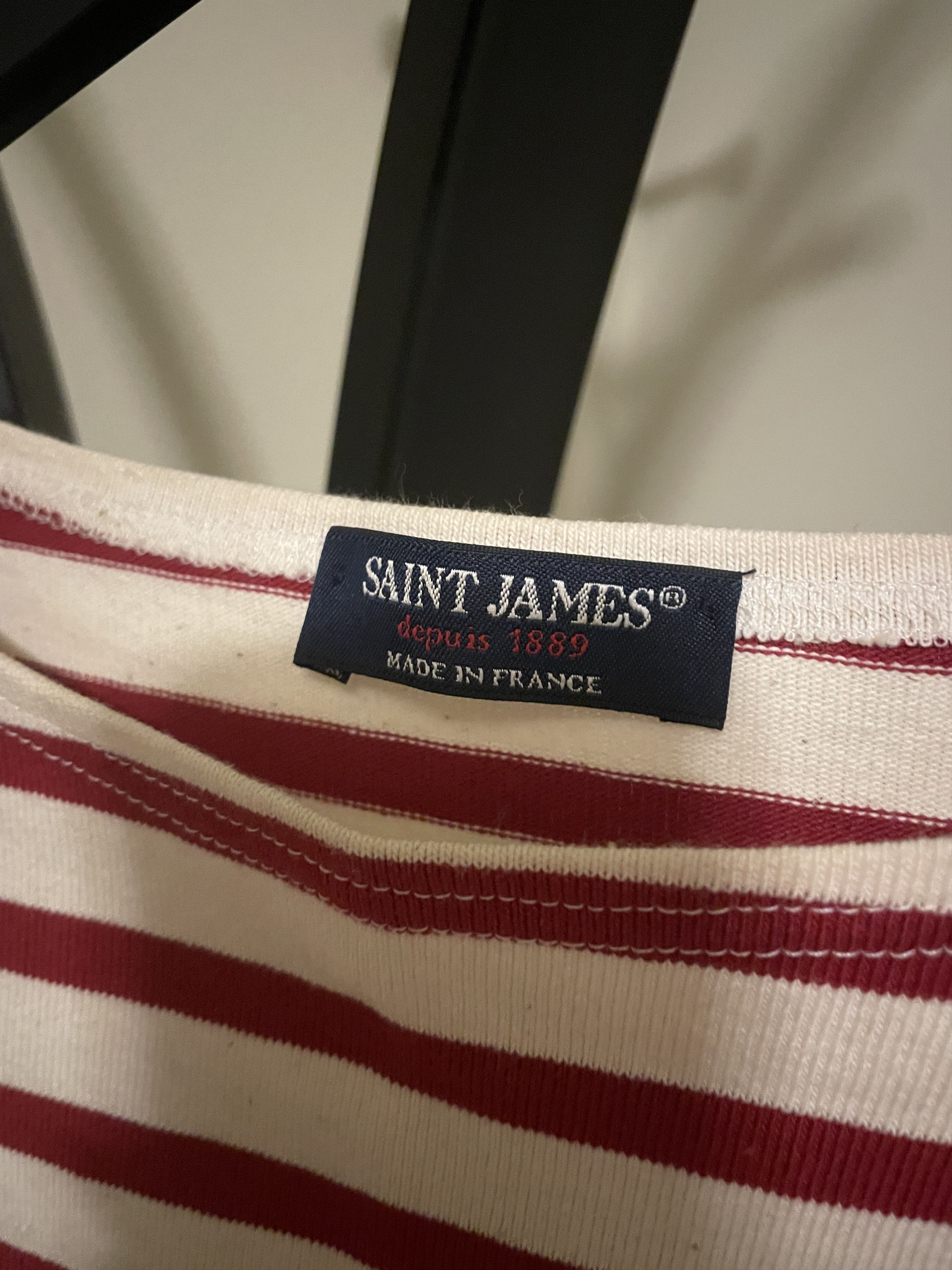 Saint James Saint James Galathée II Breton Striped Top - Red/White Size M / US 6-8 / IT 42-44 - 3 Thumbnail