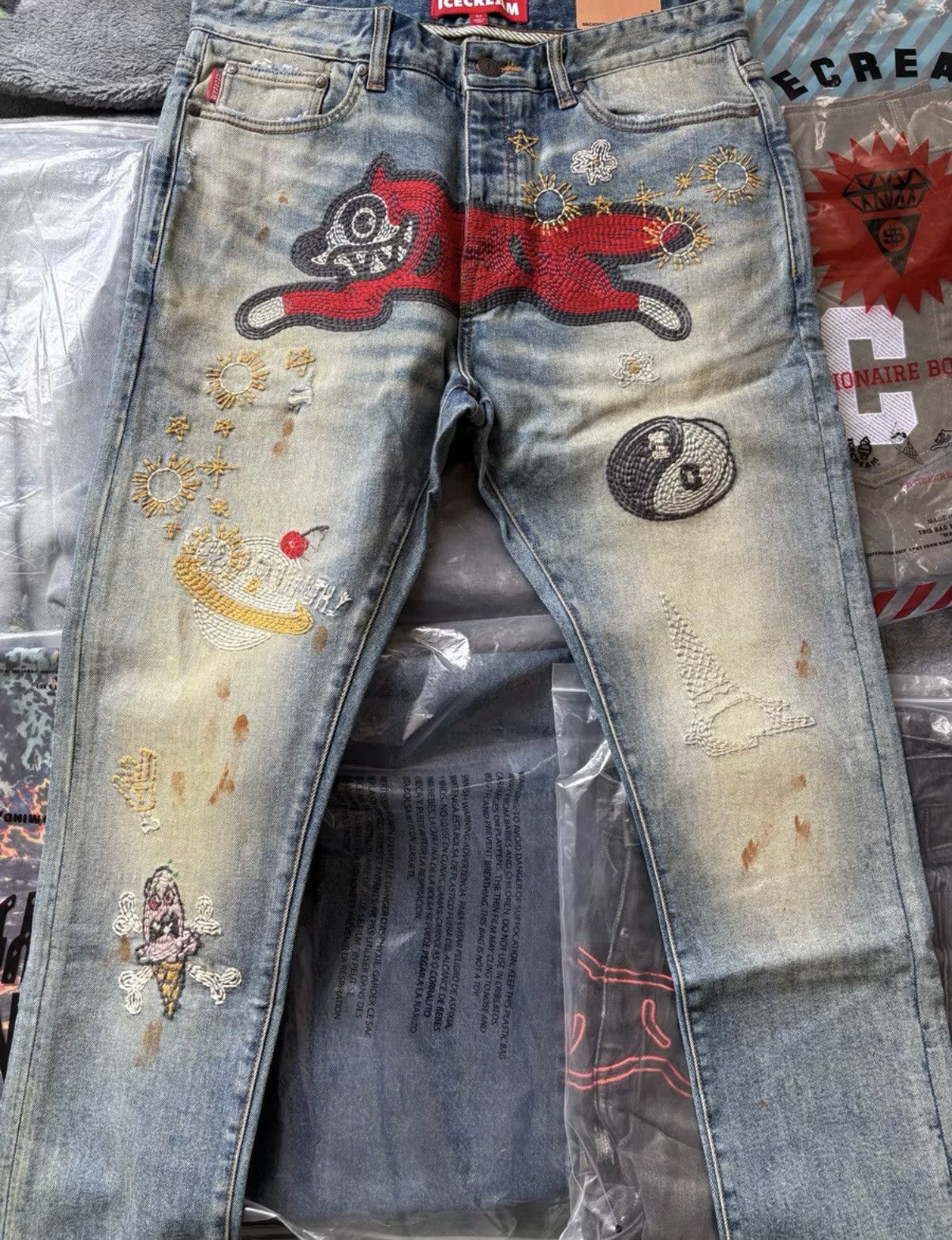 Billionaire Boys Club Billionaire Boys Club BBC Collaboration Jeans Size US 36 / EU 52 - 5 Thumbnail