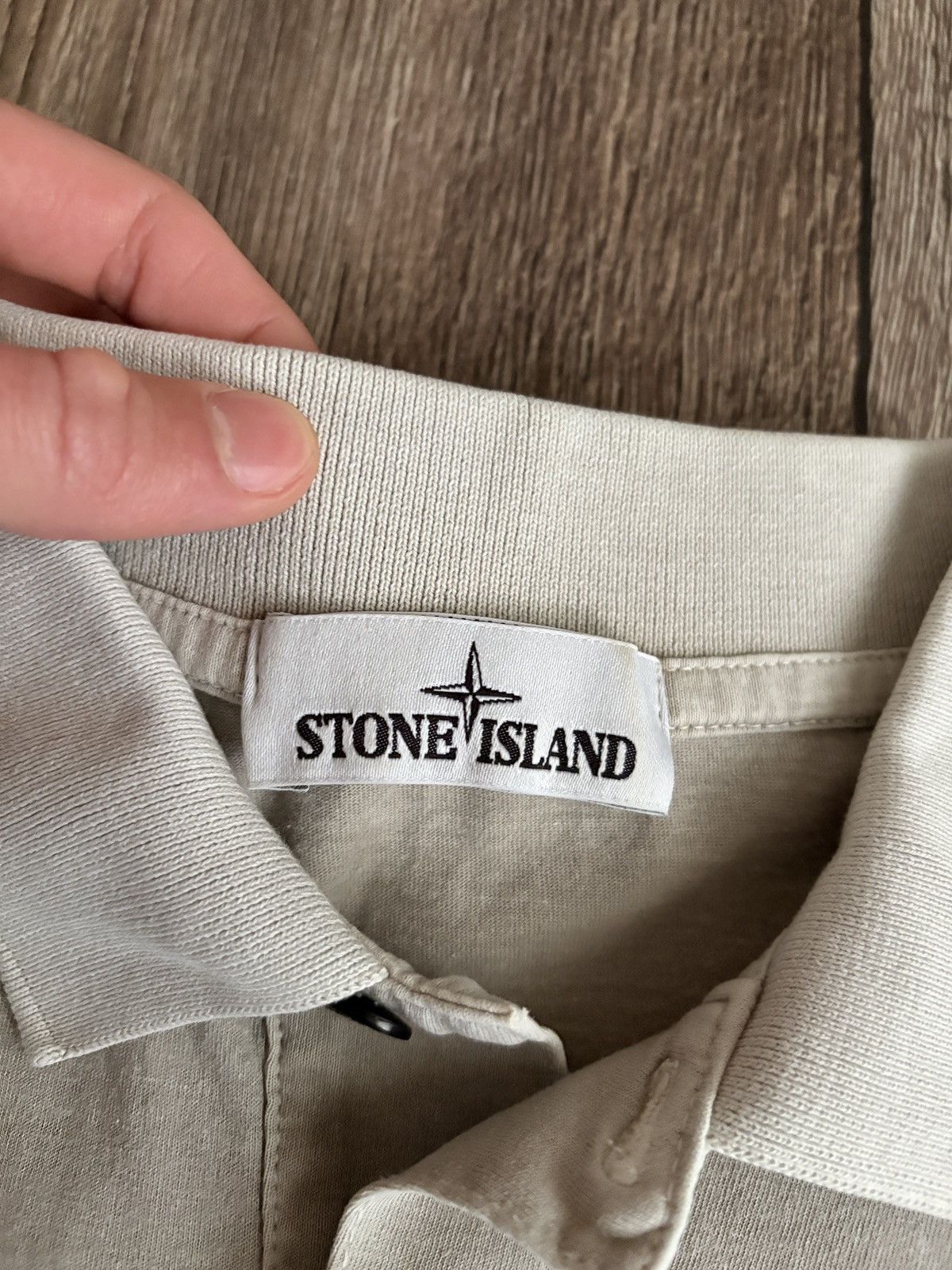 Stone Island Stone Island Patch Program Polo Shirt Button Ups Size L Size US L / EU 52-54 / 3 - 4 Thumbnail