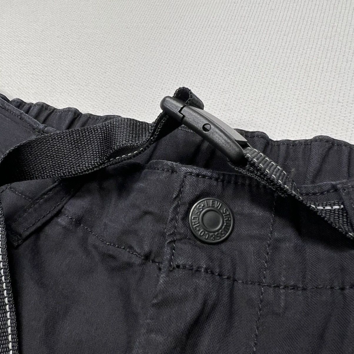 Levi's Levis Cargo Pants Black Carrier Baggy Tactical Utility Belt Size US 30 / EU 46 - 6 Thumbnail
