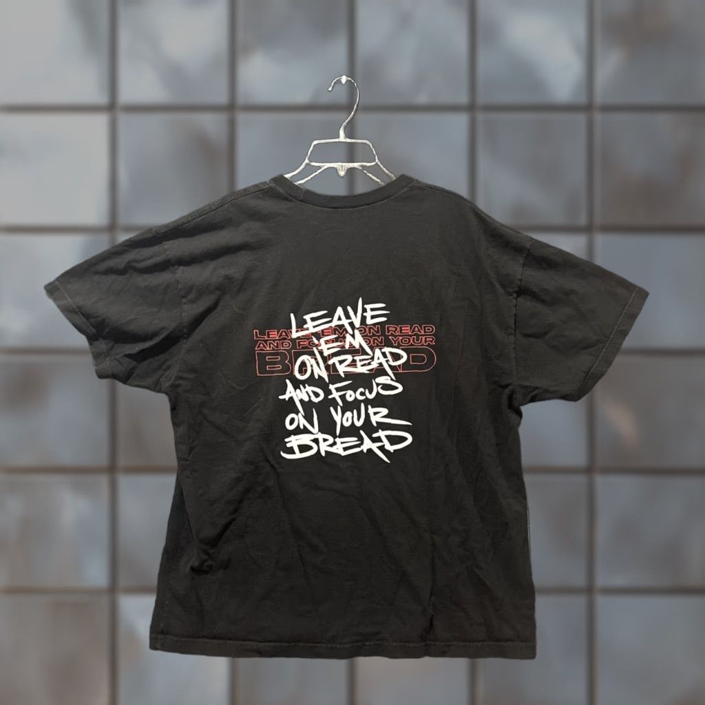 Vintage Hoodville City Boys Graphic AOP Short Sleeve Black T-Shirt Leave ‘Em On Read XL Boys Mens 2XL Size US XL / EU 56 / 4 - 1 Thumbnail