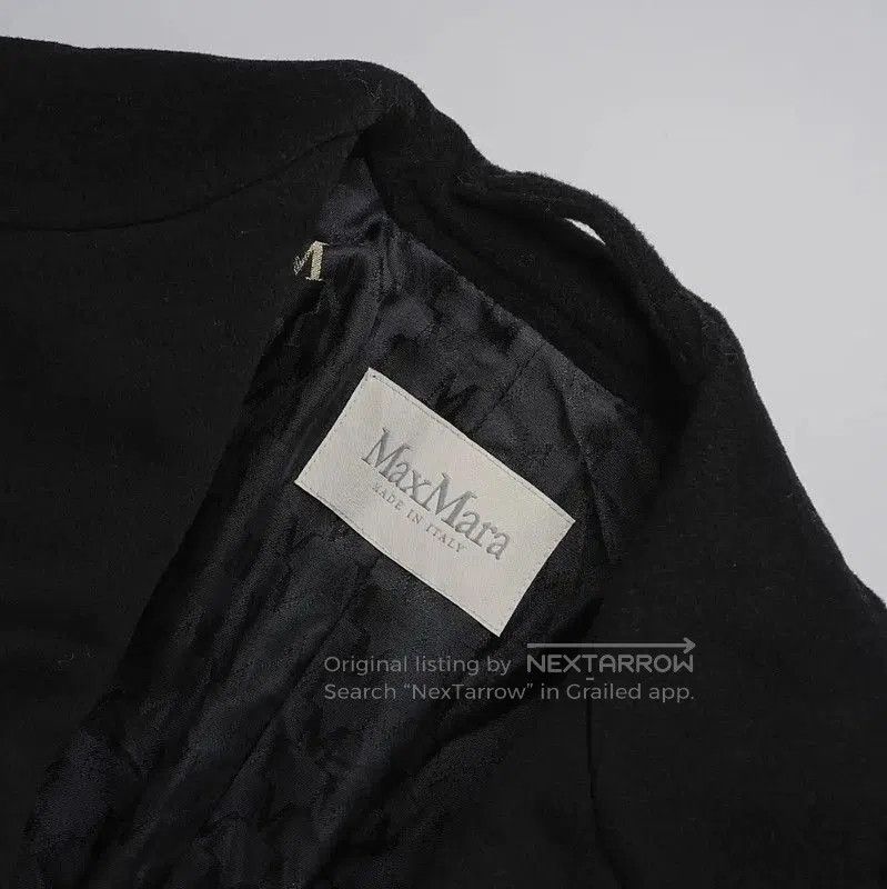 Max Mara MaxMara Black Cashmere Coat for Women . Size S / US 4 / IT 40 - 4 Thumbnail