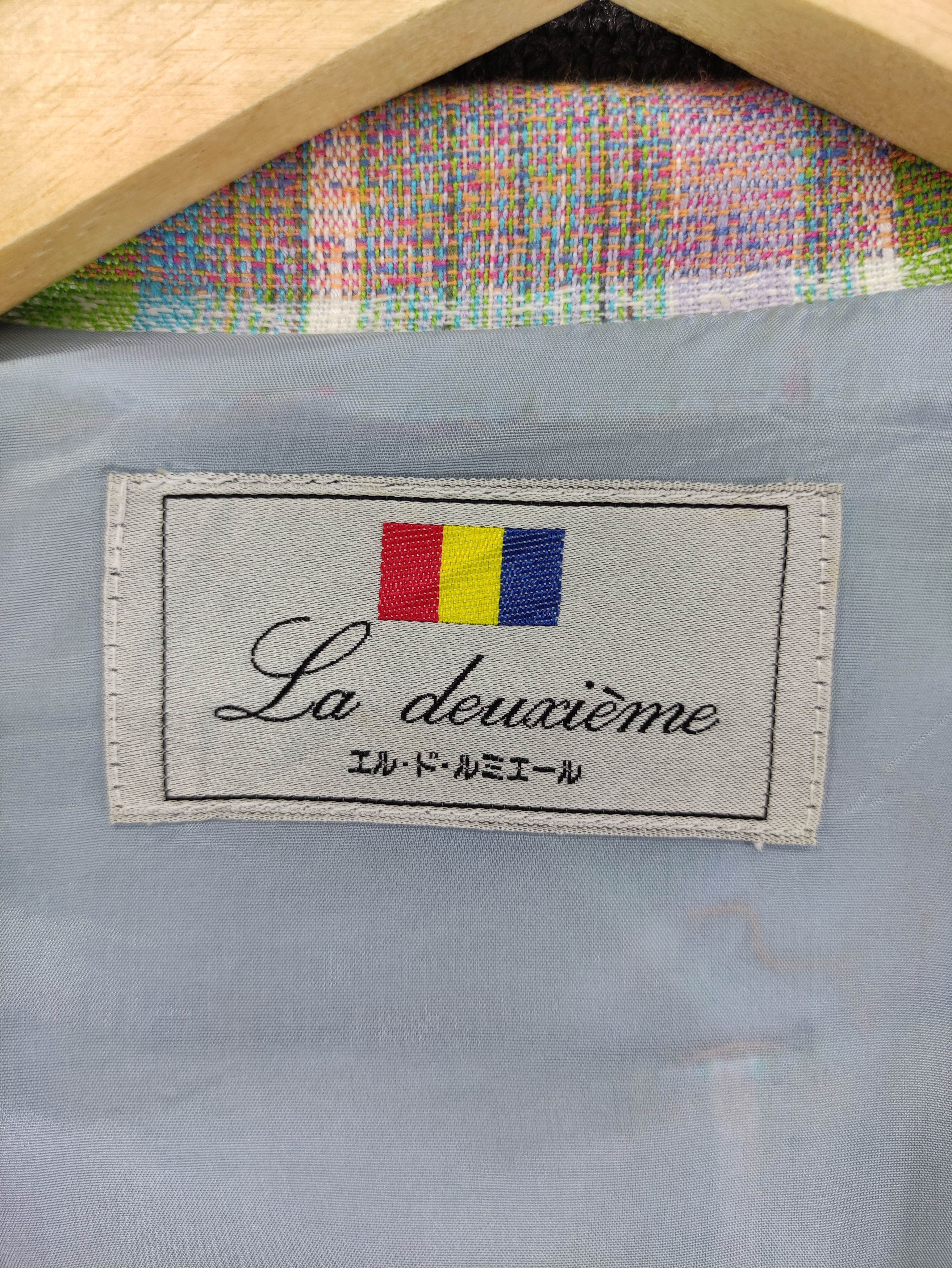 Japanese Brand Vintage La Deuaciema Rainbow Colour Jacket Size L / US 10 / IT 46 - 3 Thumbnail