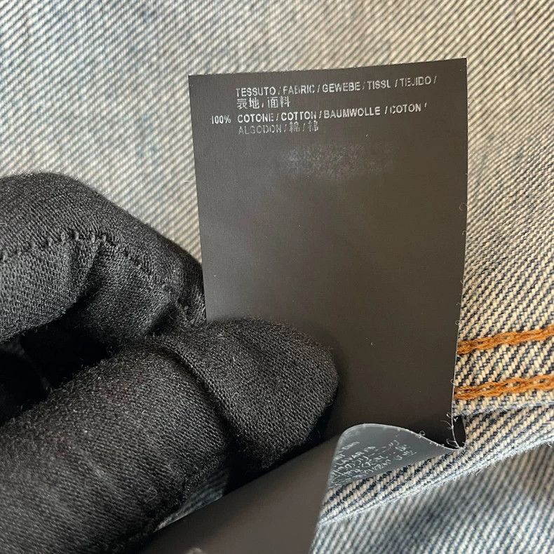 Balenciaga Balenciaga Washed blue denim jacket with broken logo on the Size US S / EU 44-46 / 1 - 6 Thumbnail