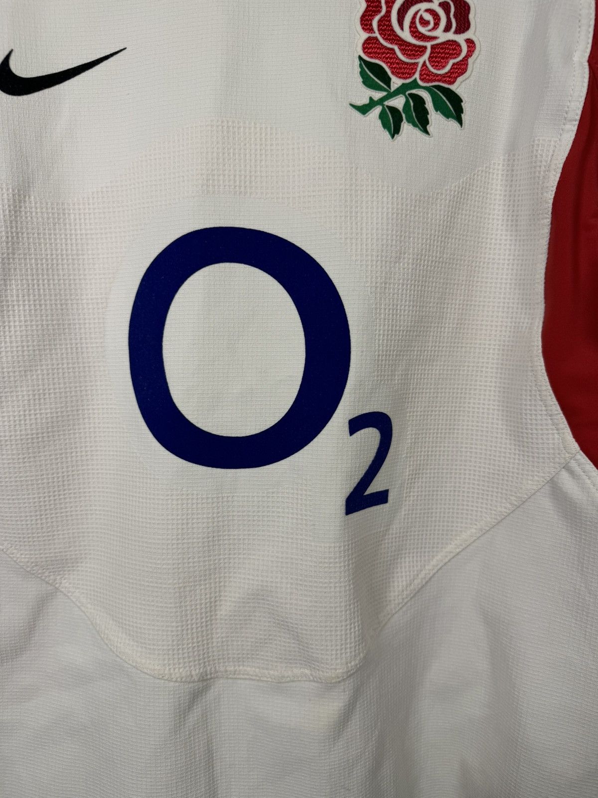Nike × Vintage ENGLAND 2005 Home Rugby Shirt Nike Player Short Sleeve Mens Size US XL / EU 56 / 4 - 8 Thumbnail