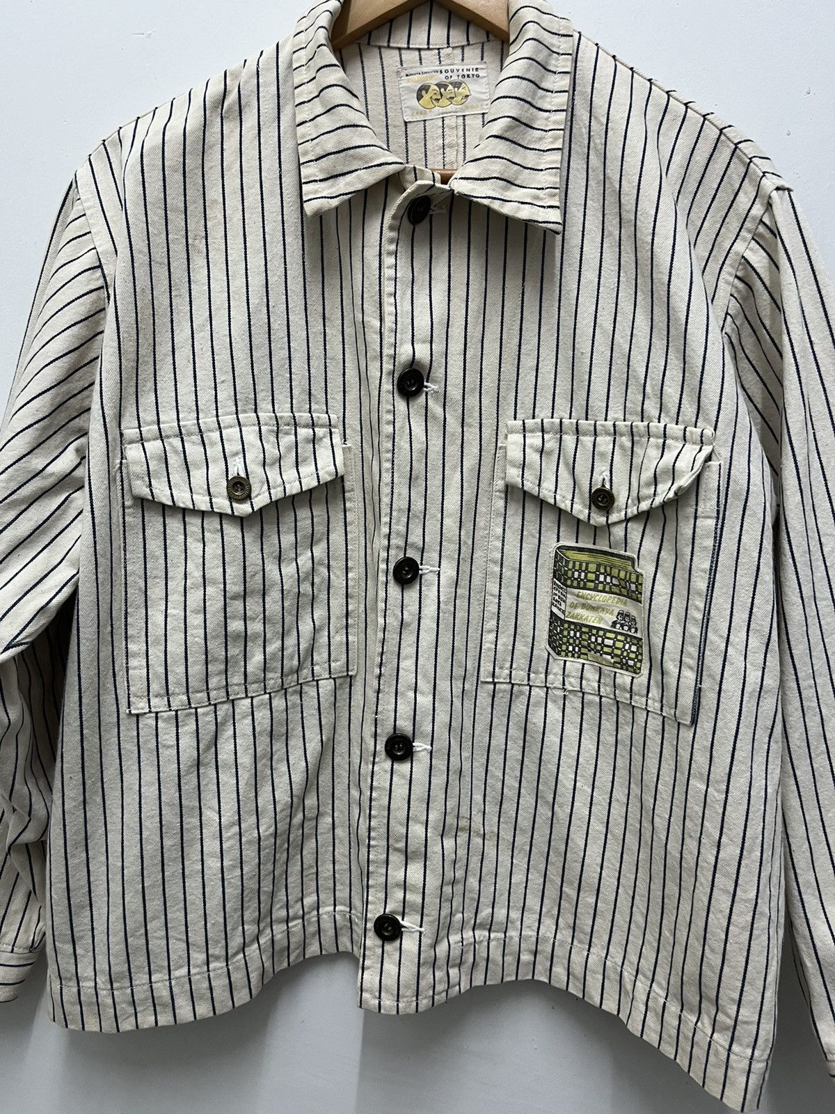 Vintage Vintage Bunkaya Zakkaten Souvenir of Tokyo Workwear Jacket Size US L / EU 52-54 / 3 - 3 Thumbnail