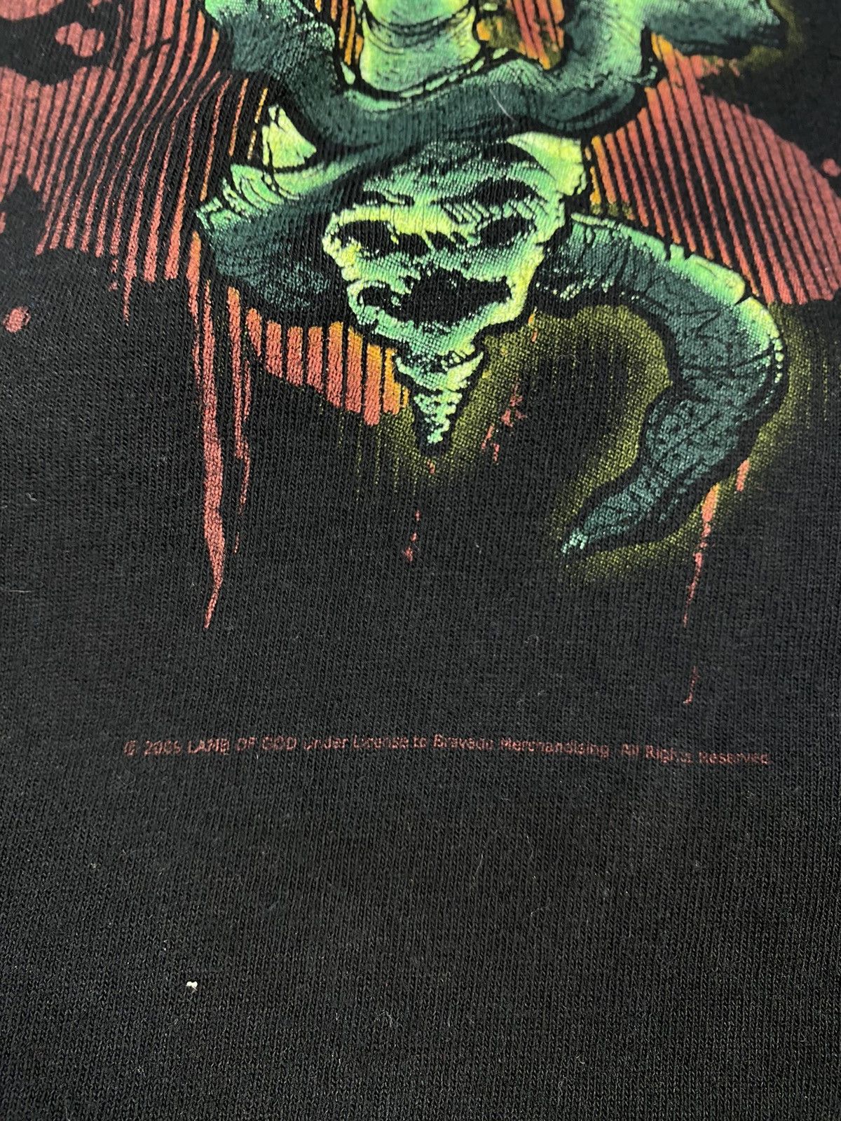 Band Tees × Vintage VINTAGE 00’S LAMB OF GOD GOTHIC T-SHIRT Size US L / EU 52-54 / 3 - 4 Thumbnail