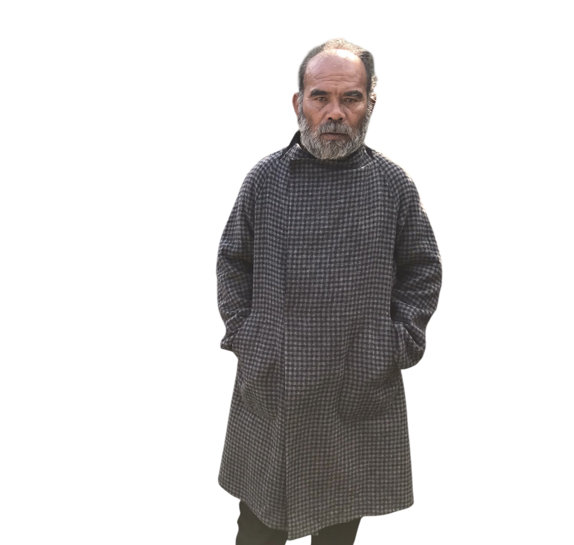 Issey Miyake ARCHIVE 90s ISSEY MIYAKE Plantation wool Windcoat Reversible Size US M / EU 48-50 / 2 - 15 Thumbnail