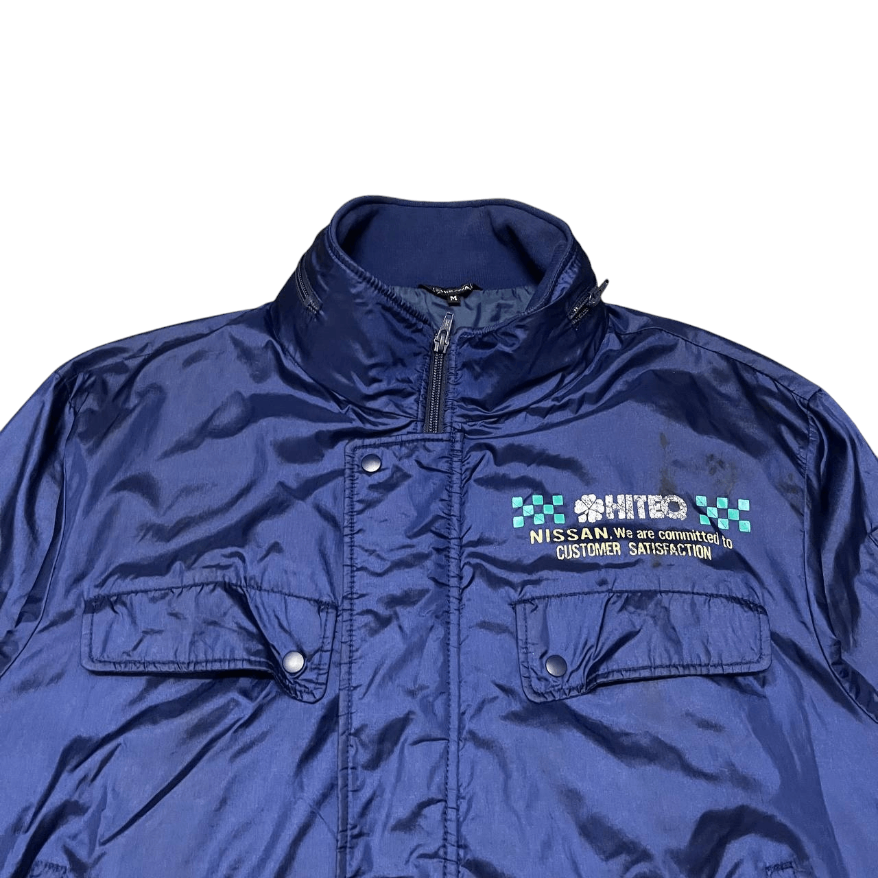 Nissan Vintage Nissan Big Logo Racing Jacket Size US M / EU 48-50 / 2 - 4 Thumbnail
