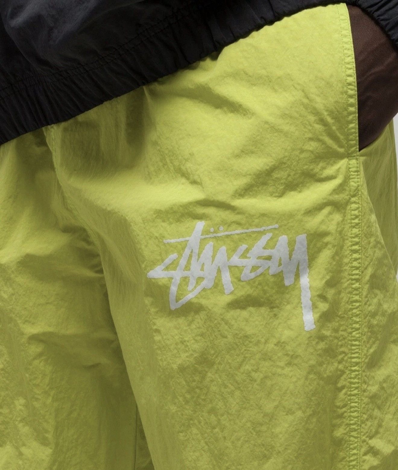 Nike × Stussy Nike x Stussy Beach Pant Bright Cactus Sz: Medium Size US 32 / EU 48 - 3 Thumbnail