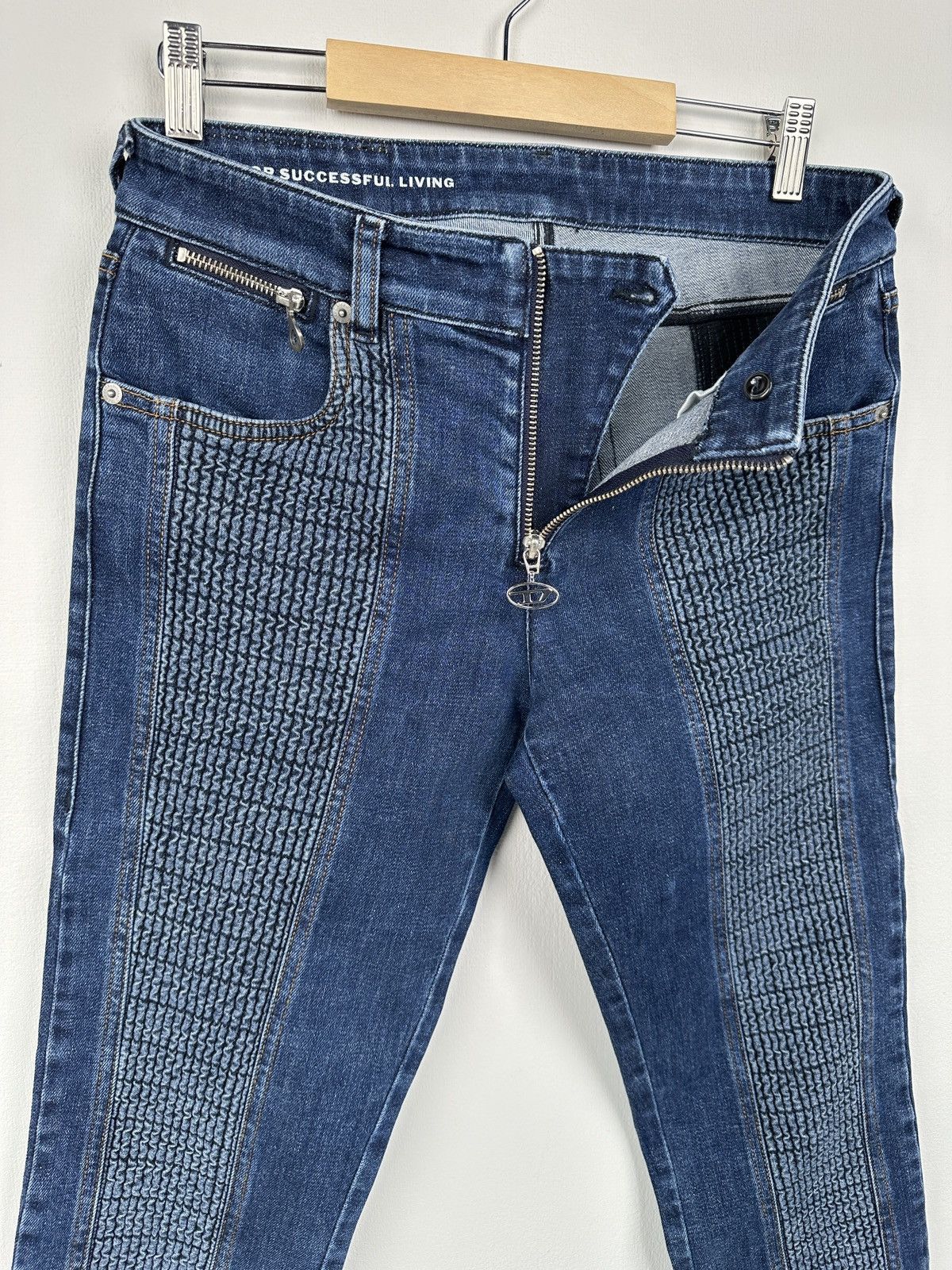 Diesel DIESEL D-Vision 09d22 Skinny Jeans Women’s Denim Pants W 27 Size 27" / US 4 / IT 40 - 7 Thumbnail