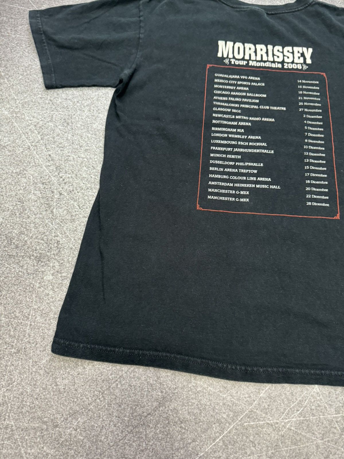 Band Tees Morrissey 2006 vintage rock band tour The Smiths tee Size US M / EU 48-50 / 2 - 15 Thumbnail
