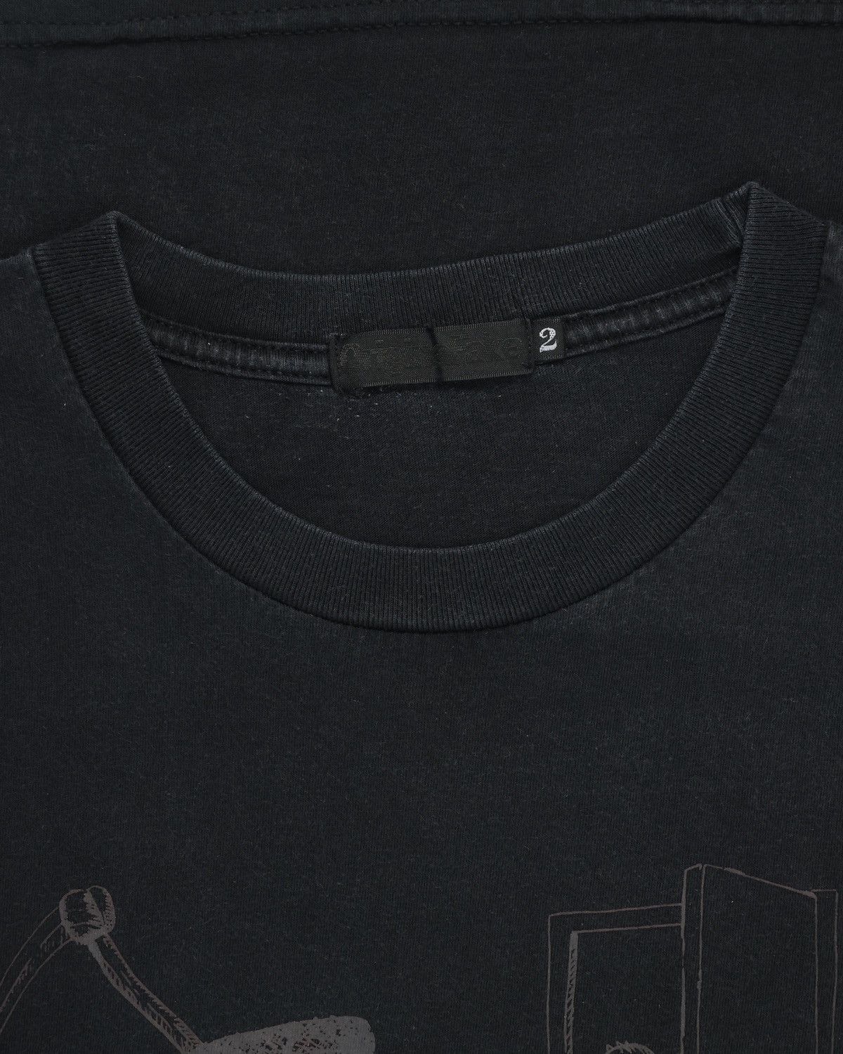 Original Fake KAWS / OriginalFake Black graphic T-shir Size US M / EU 48-50 / 2 - 3 Thumbnail