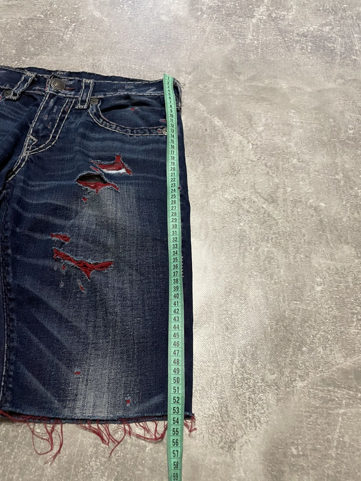 True Religion × Vintage Vintage True Religion Distressed Denim Shorts Size 30 Size US 30 / EU 46 - 19 Thumbnail