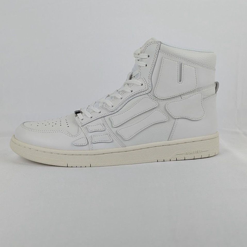 Amiri Skeleton Top High Sneakers in White Size US 11 / EU 44 - 5 Thumbnail