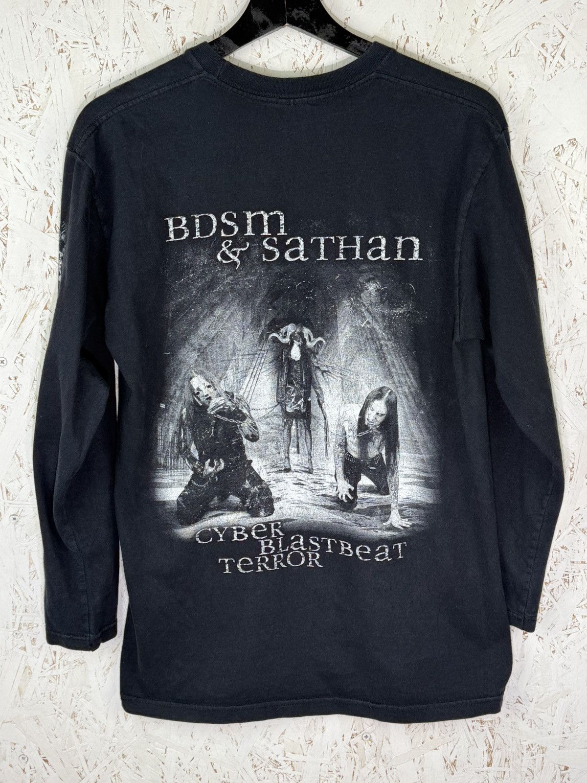 Band Tees Vintage Belphegor 2008 Bondage Goat Zombie Metal Long Sleeve Size US M / EU 48-50 / 2 - 5 Thumbnail