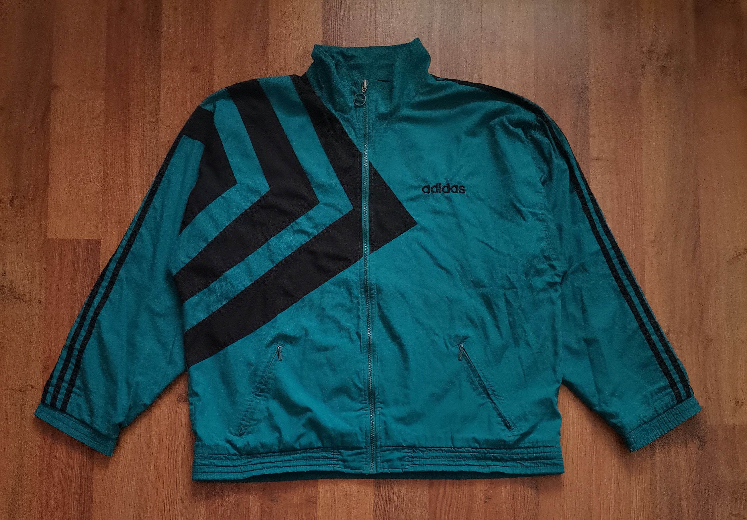 Adidas Vintage Adidas Track Jacket Size US XL / EU 56 / 4 - 1 Thumbnail