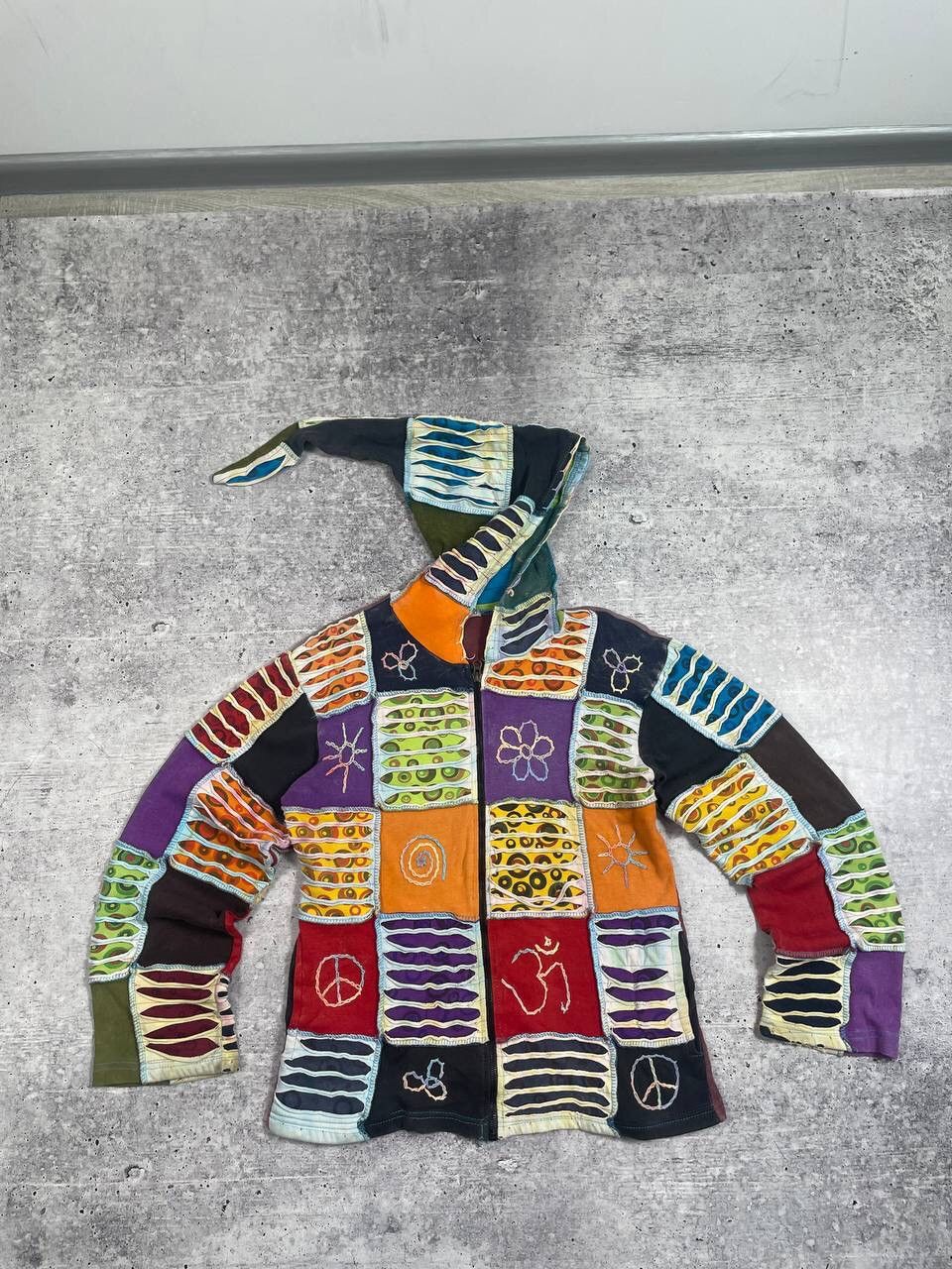 Hysteric Glamour Vintage Nepal Goblin Style Patchwork Zip Hoodie Y2K Size US M / EU 48-50 / 2 - 1 Thumbnail