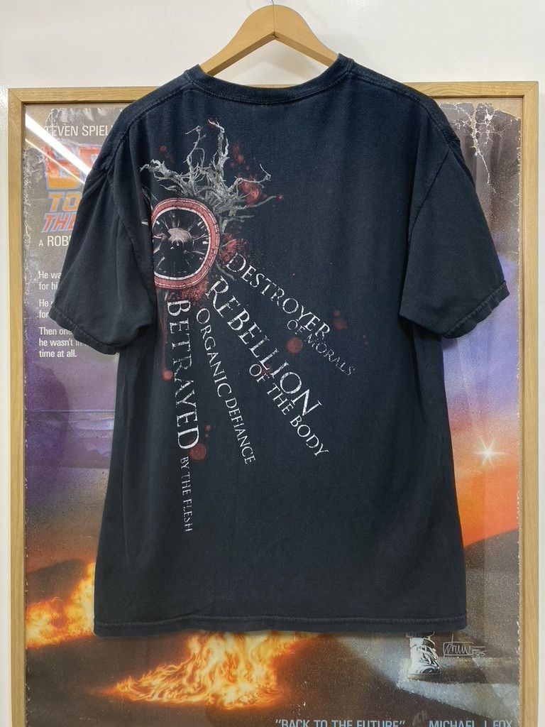 Gildan 2011 Neuraxis By The Flesh Asylon Promo Metal Band T Shirt Size US L / EU 52-54 / 3 - 2 Thumbnail