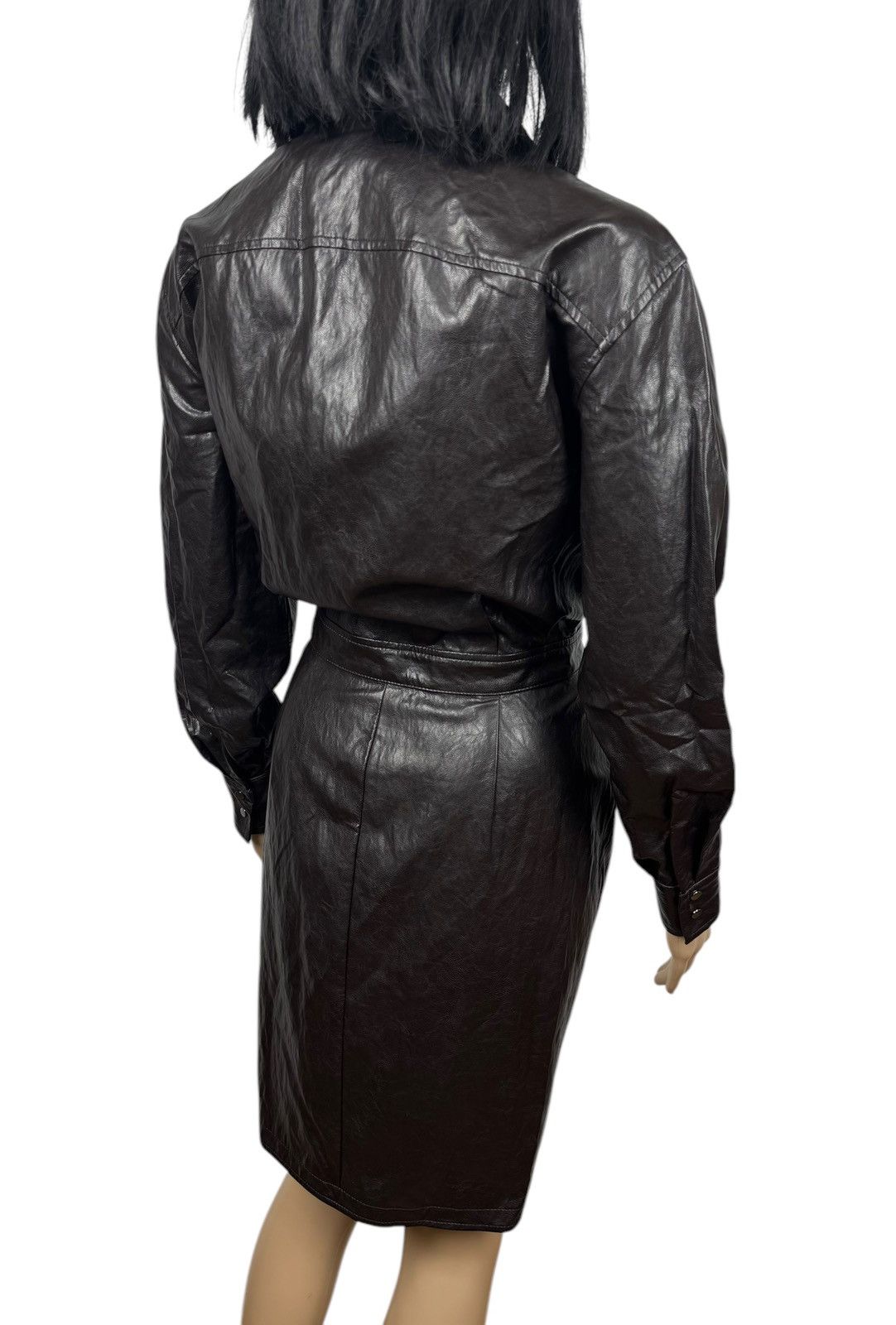 ba&sh Ba&sh Robe Sophia Marron Dress Viscose Collared size 0 XS Size XS / US 0-2 / IT 36-38 - 11 Thumbnail