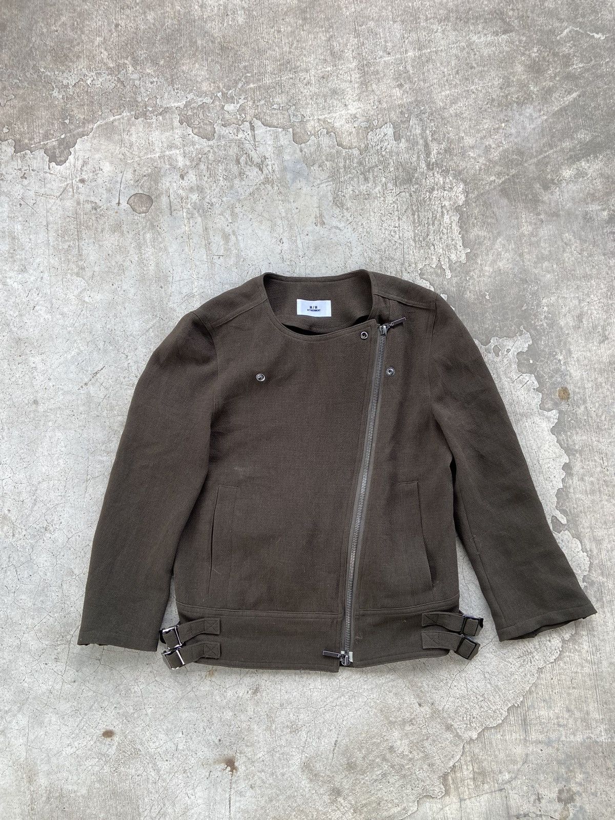Kazuyuki Kumagai Attachment Vintage Attachment Cotton Blend Double Collar Jacket Size M / US 6-8 / IT 42-44 - 3 Thumbnail