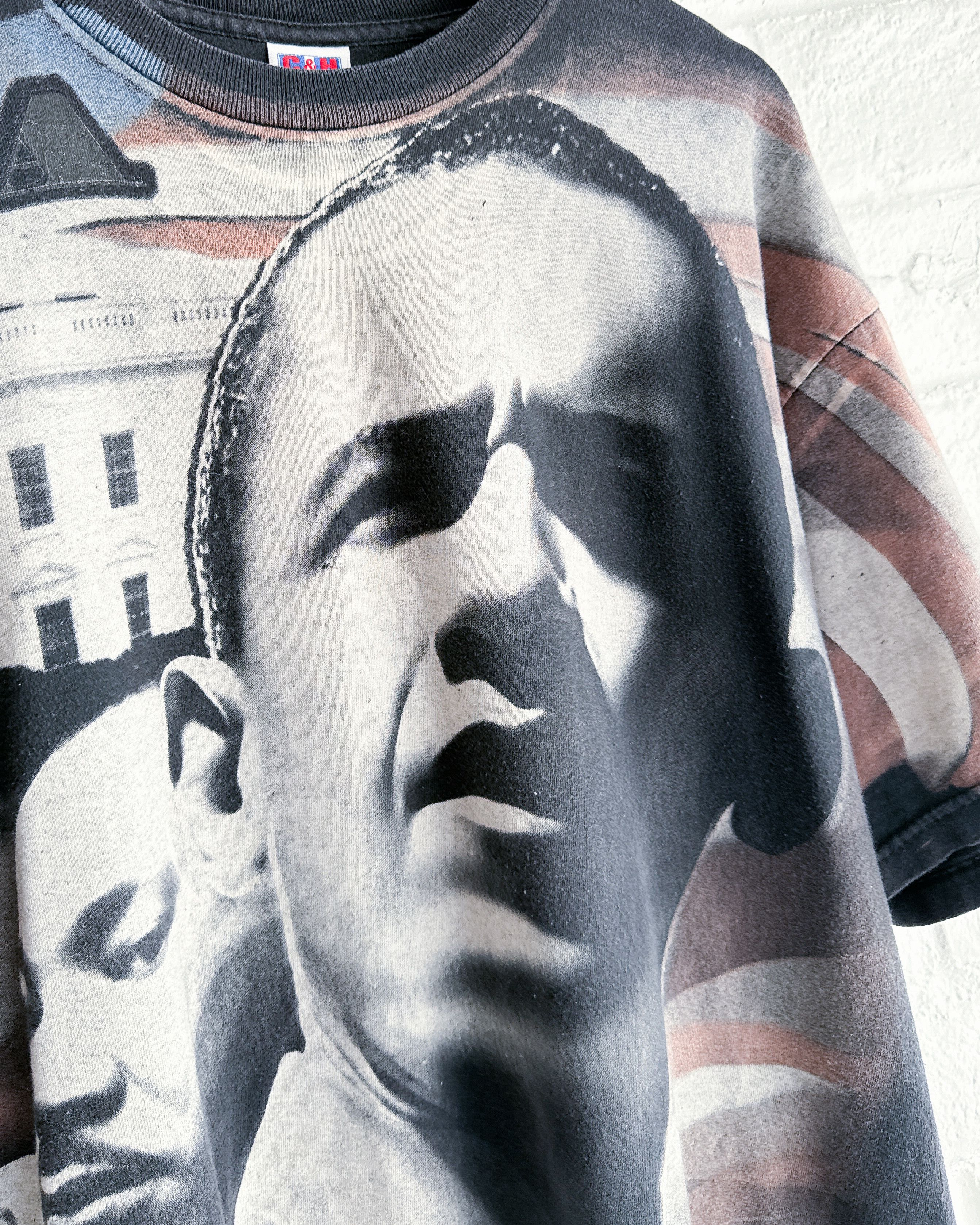 Vintage Vintage 00s Martin Luther King Barack Obama T Shirt AOP 2XL Size US XXL / EU 58 / 5 - 3 Thumbnail