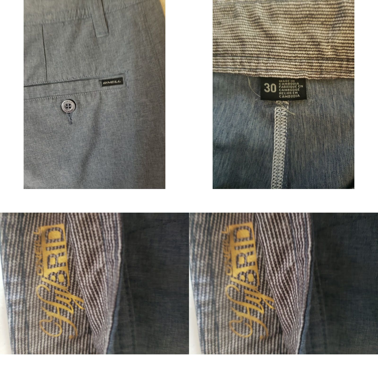O'Neill O'Neill Hybrid Shorts Men’s 30 Grayish Blue Casual Golf Swim Size US 30 / EU 46 - 8 Thumbnail