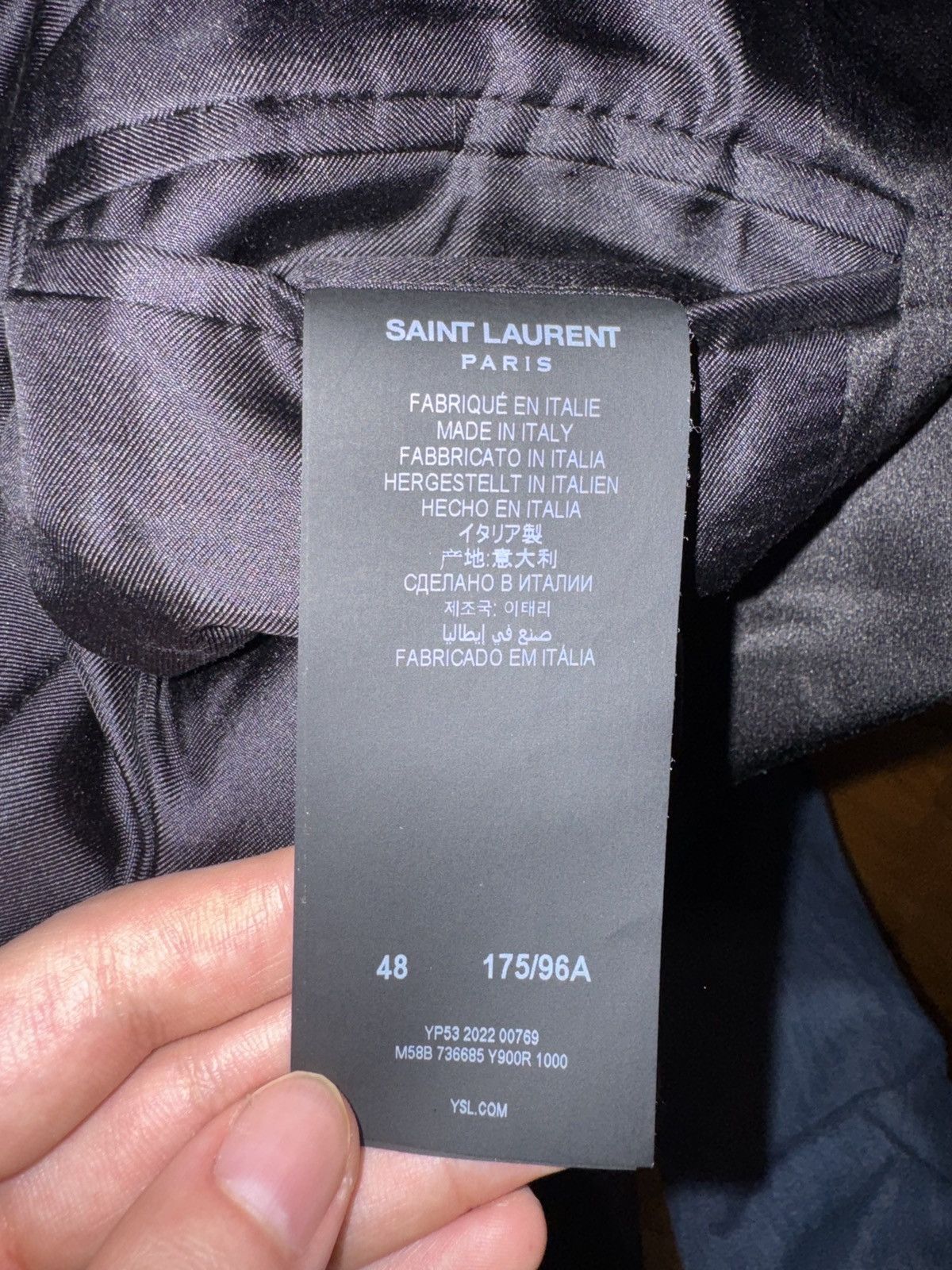 Saint Laurent Paris Rare 100% silk padded trench coat Size US M / EU 48-50 / 2 - 7 Thumbnail