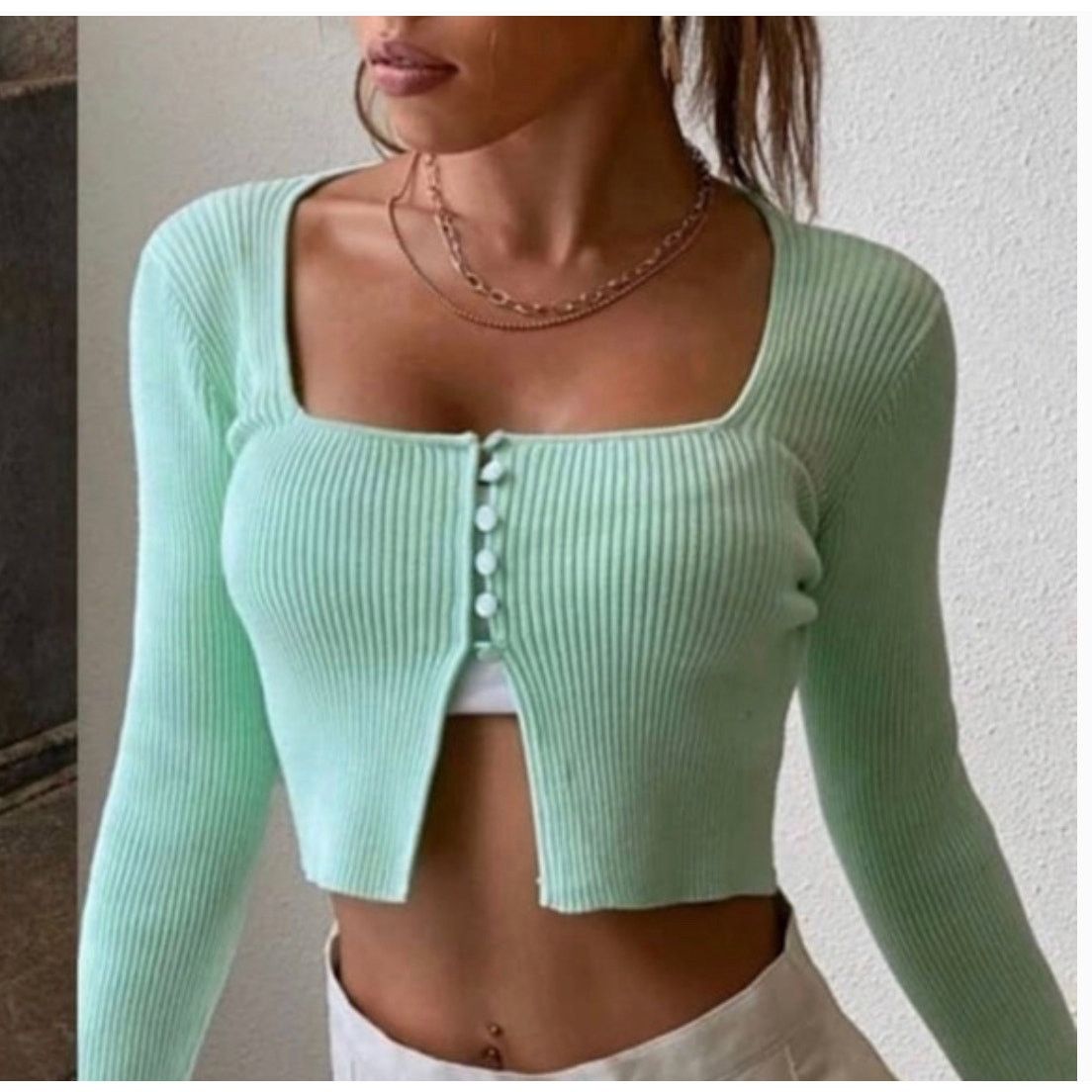 Zara ZARA BLOGGER FAVORITE KNIT CROPPED JACKET Size XL / US 12-14 / IT 48-50 - 1 Thumbnail