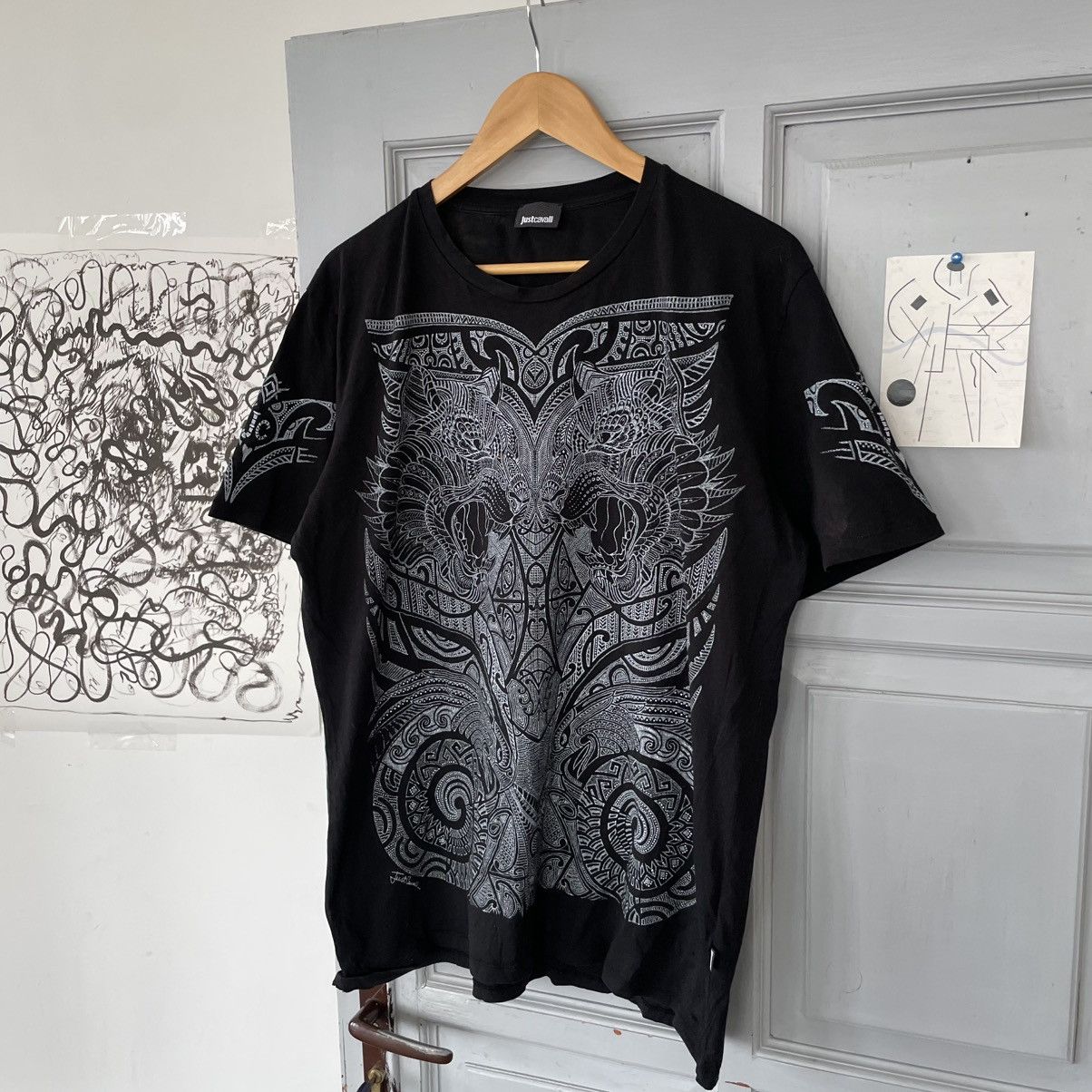Just Cavalli Just Cavalli Barocco Style T-shirt Streetwear size XL Size US XL / EU 56 / 4 - 1 Thumbnail
