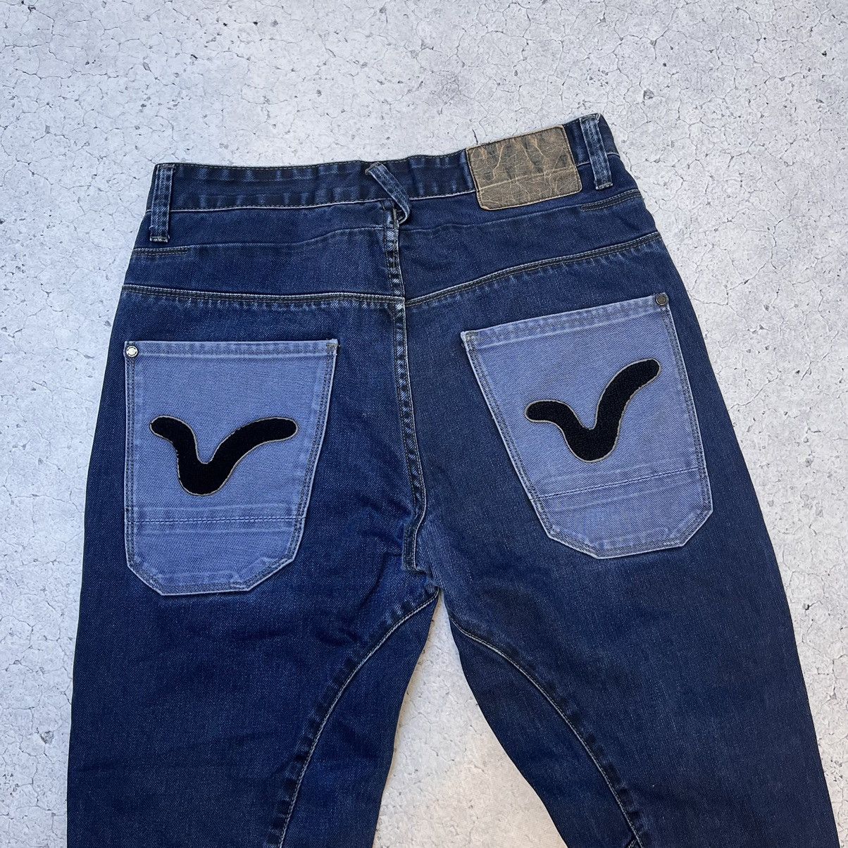 Evisu × Japanese Brand Vintage VOl Jeans Evisu Style Distressed Denim Japan Y2K Size US 32 / EU 48 - 3 Thumbnail