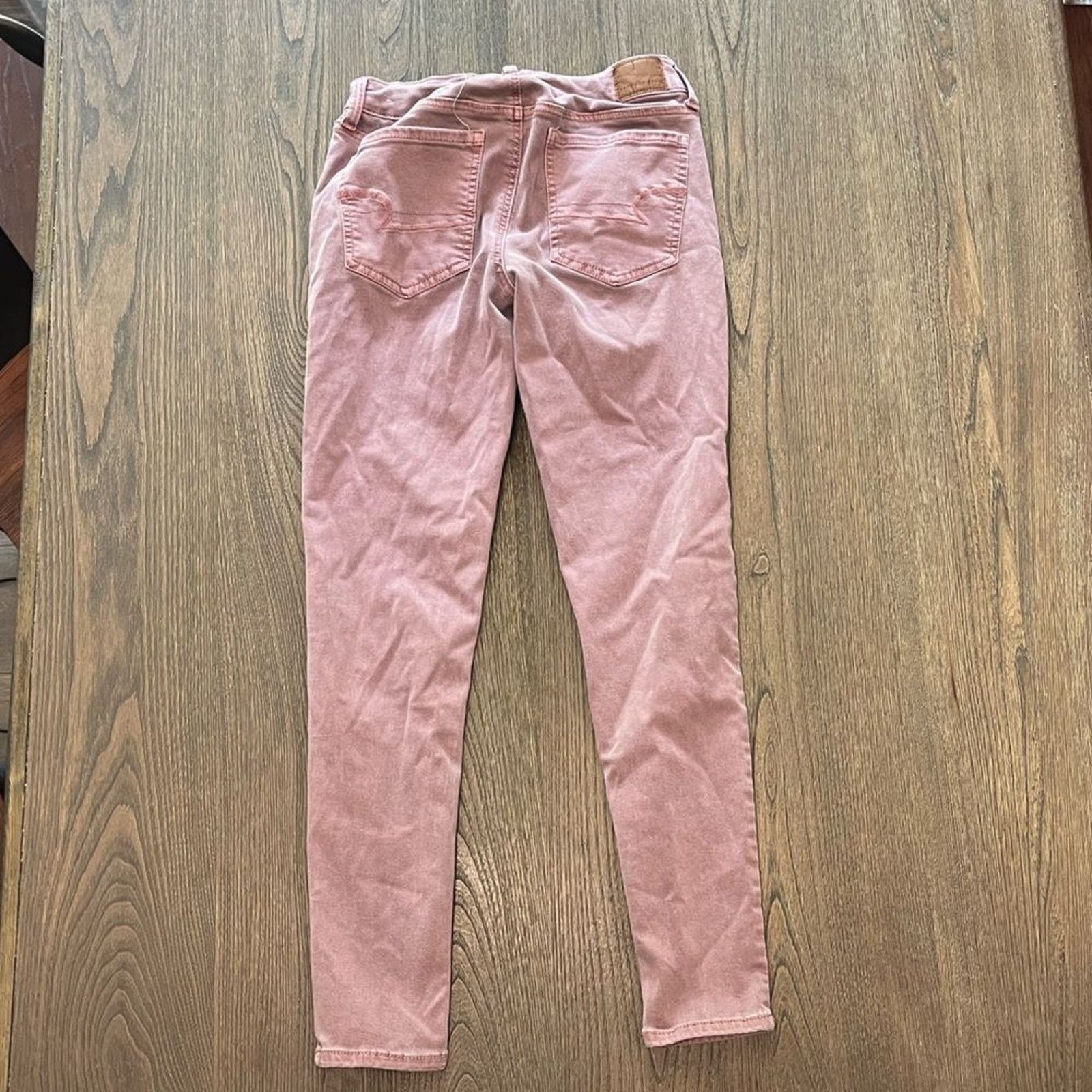 American Eagle Outfitters American Eagle Ne(x)t Level Stretch Purple Skinny Jeans 6 Size 28" / US 6 / IT 42 - 8 Thumbnail
