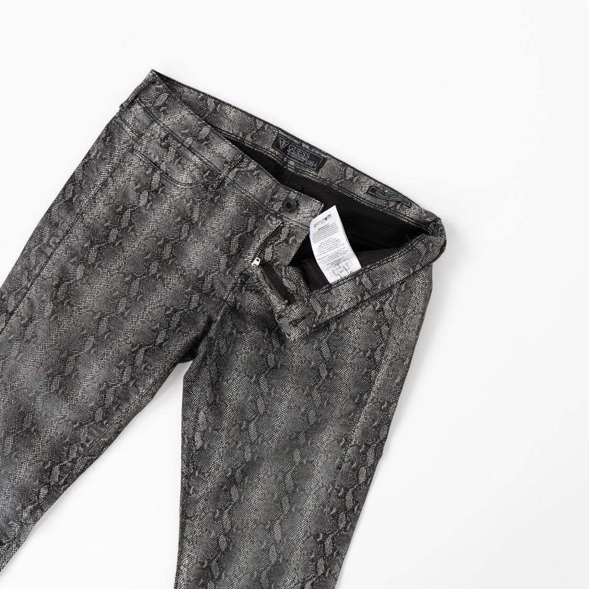 Guess Guess Starlet Skinny Wmns Snake Print Pants Stretch Trousers Size 30" / US 8 / IT 44 - 3 Thumbnail