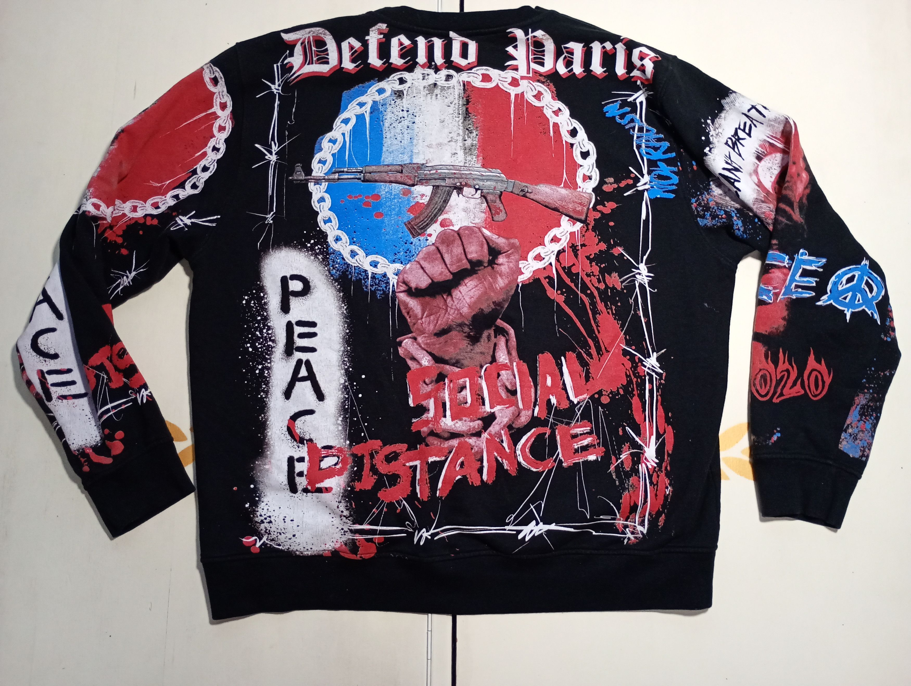 DEFEND PARIS Defend Paris Ideal Breath AO Graphic Sweatshirt Size US XXL / EU 58 / 5 - 8 Thumbnail