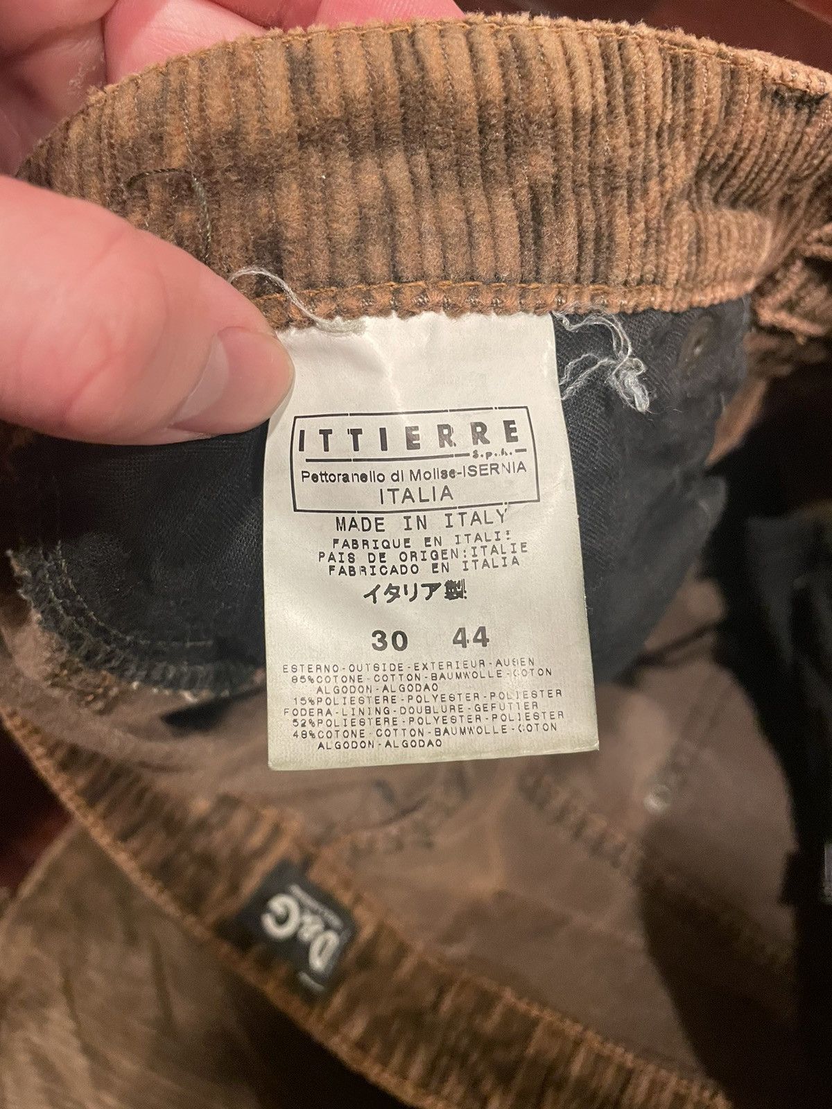 Dolce & Gabbana × Vintage Dolce & Gabbana Brown Corduroy Pants Size US 30 / EU 46 - 7 Thumbnail