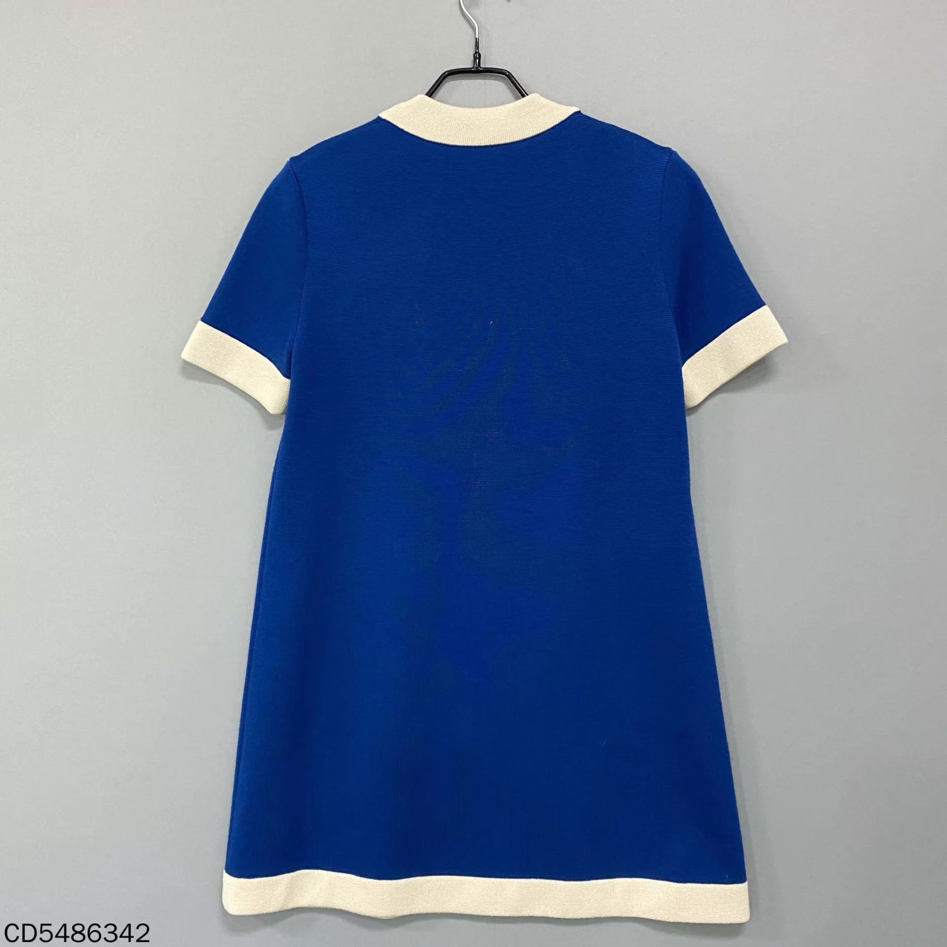 Gucci GUCCI Double G Blue Knit Dress Women's Size S / US 4 / IT 40 - 3 Thumbnail
