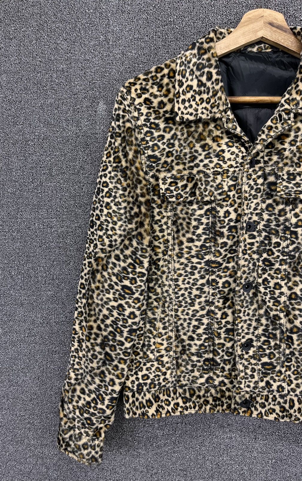 Japanese Brand × semanticdesign Vintage Semantic Design Leopard Style Rare Zip Up Jacket Size S / US 4 / IT 40 - 3 Thumbnail