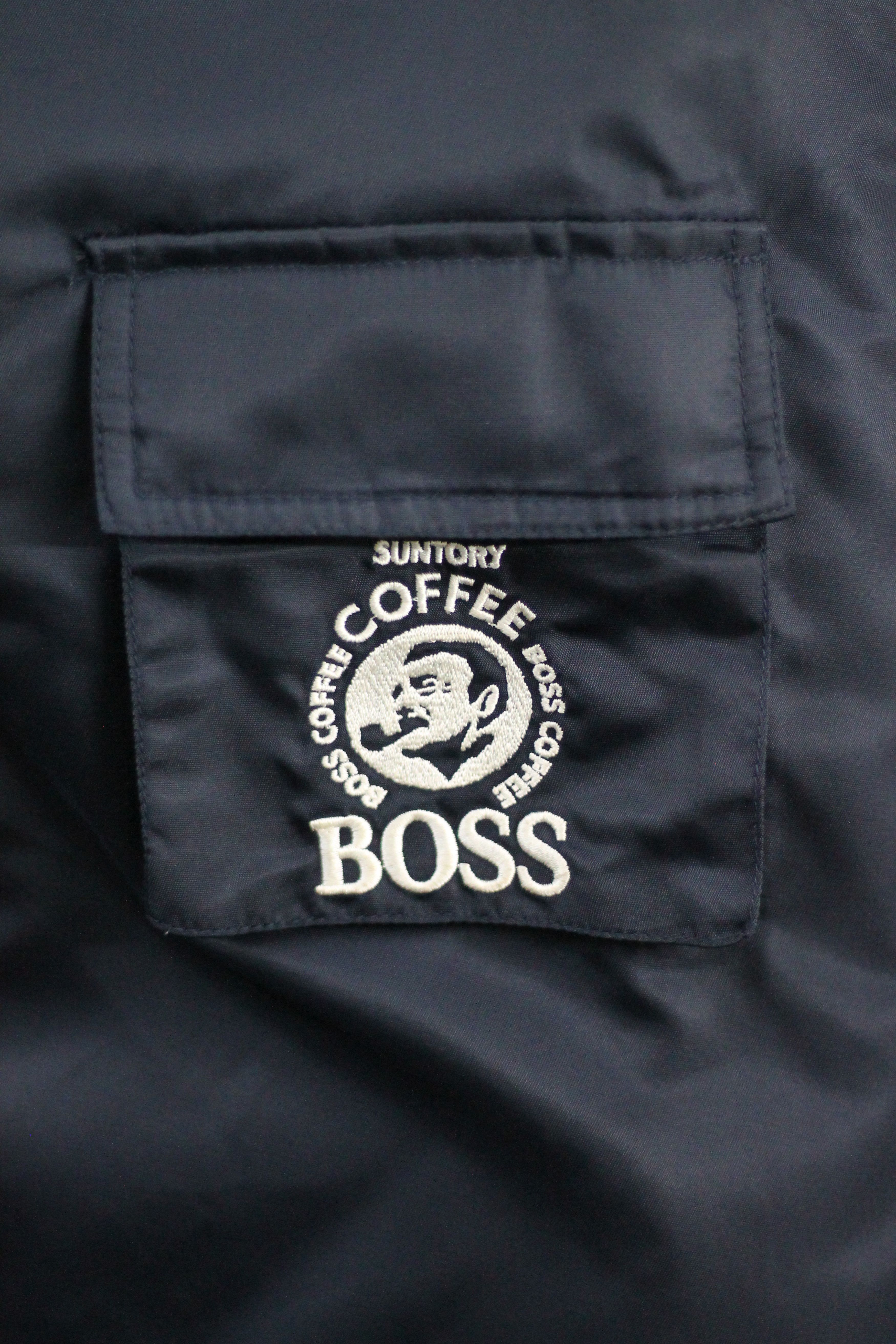 Japanese Brand × Vintage Vintage Suntory Boss Coffee Big Logo Bomber Jacket Size US L / EU 52-54 / 3 - 5 Thumbnail