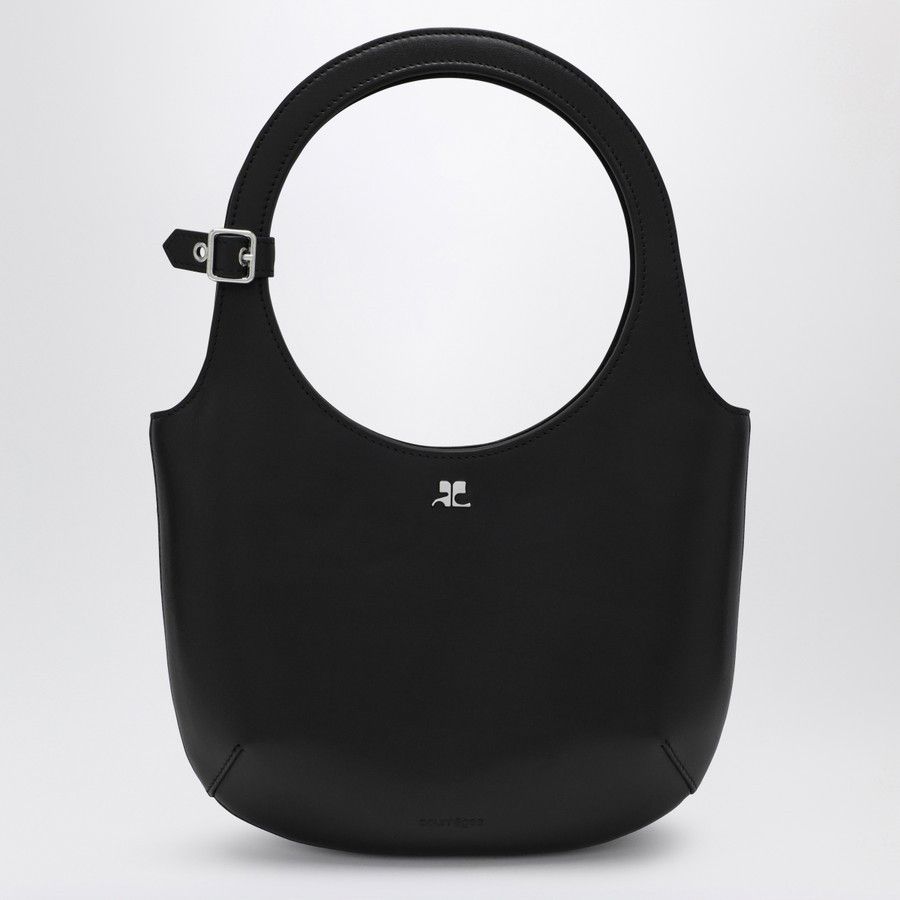 Courreges o1d2blof0824 Size: OS / Leather Holy Tejus Bag in Black Size ONE SIZE - 1 Thumbnail