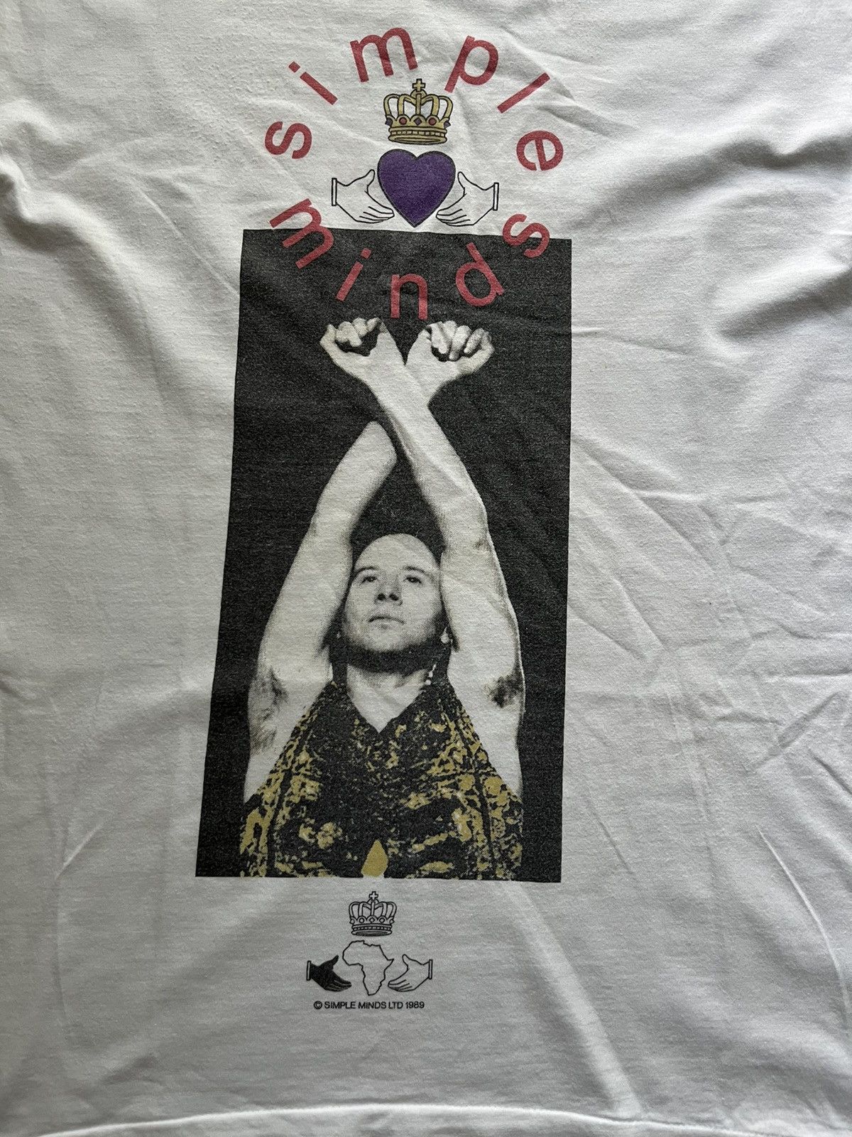 Band Tees × Vintage Simple Minds 1989 street fighting years tour tshirt Size US L / EU 52-54 / 3 - 4 Thumbnail