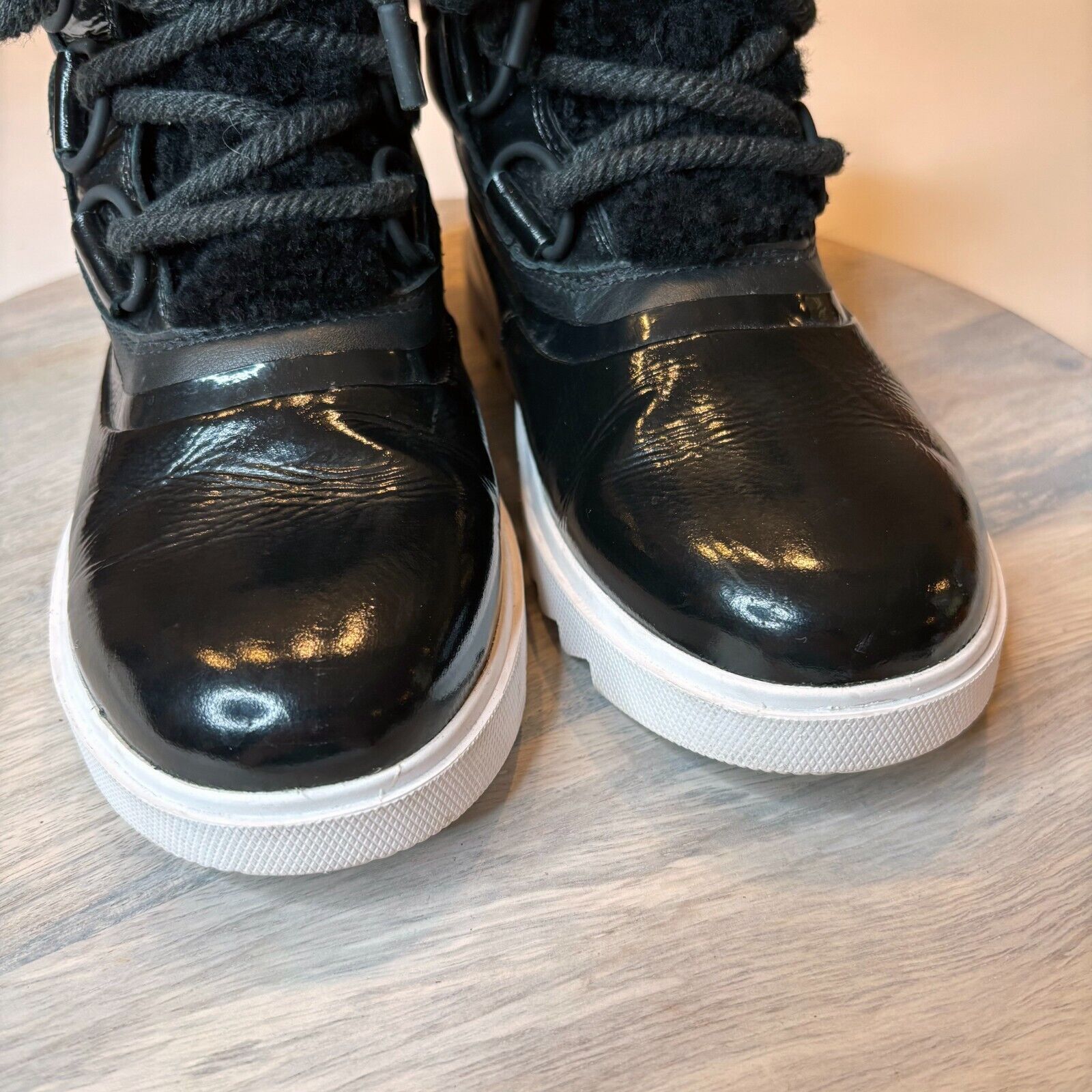 SOREL Sorel Women's Joan of Arctic Black Leather Boots US Size 6 Size US 6 / IT 36 - 5 Thumbnail