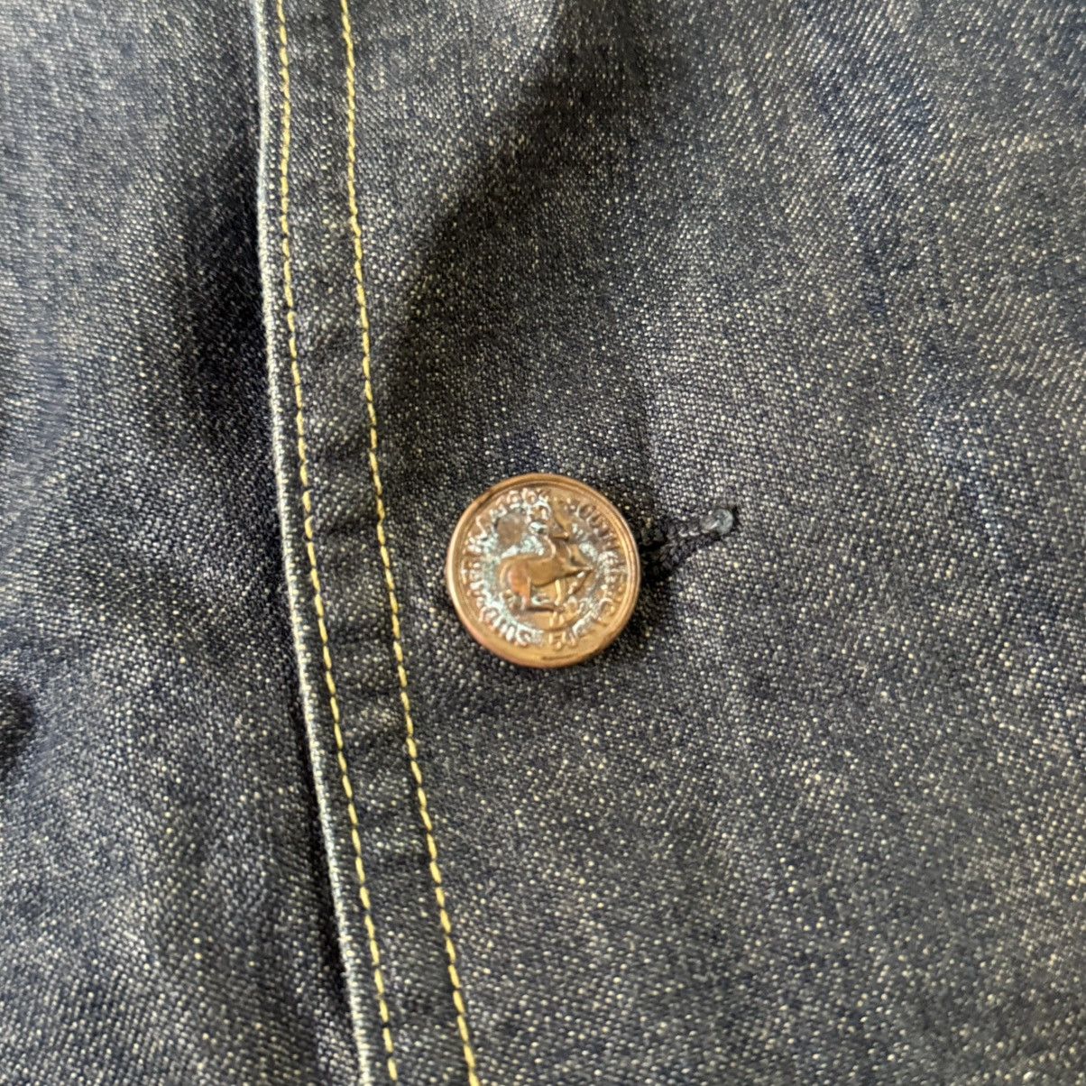 Kapital × Kapital Kountry Kapital Kountry Hunting Field Gun Club Denim Coverall Jacket Size US XL / EU 56 / 4 - 5 Thumbnail