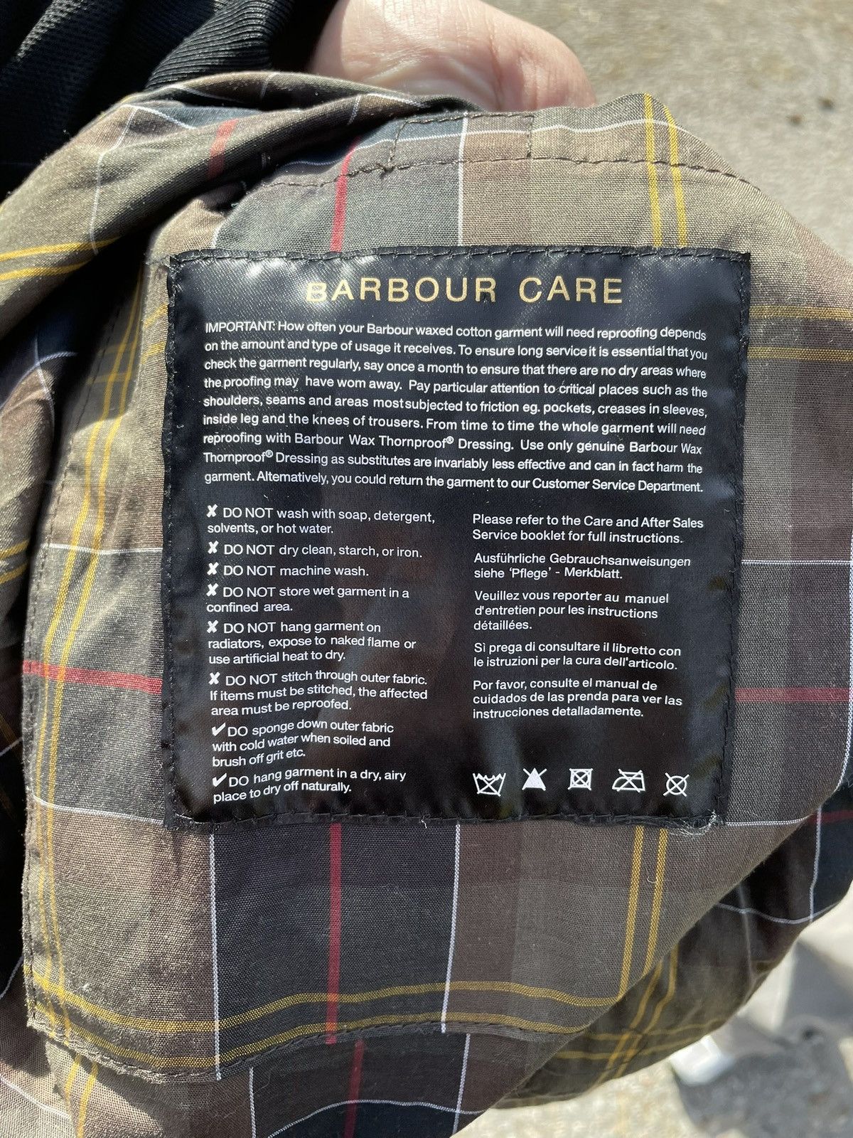 Barbour VINTAGE BARBOUR JACKET Size US XXL / EU 58 / 5 - 13 Thumbnail