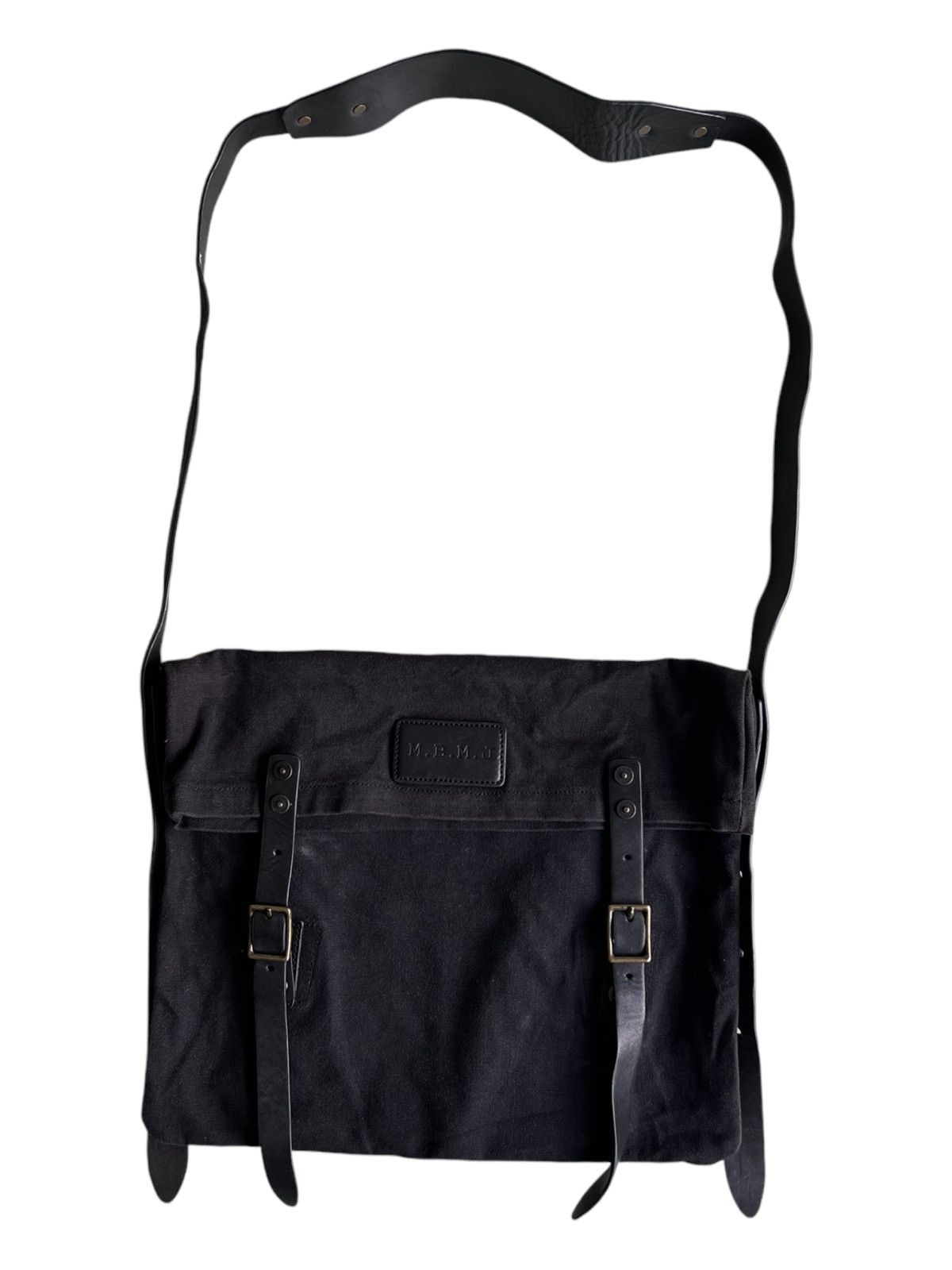 Heaven by Marc Jacobs MJ Heaven MBMJ Foldable Canvas Leather Sling Crossbody Bag Size ONE SIZE - 3 Thumbnail